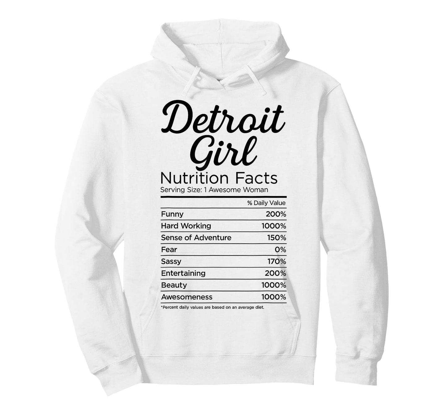 Detroit Girl Michigan Women Girl Funny Home Female Sports T-Shirt