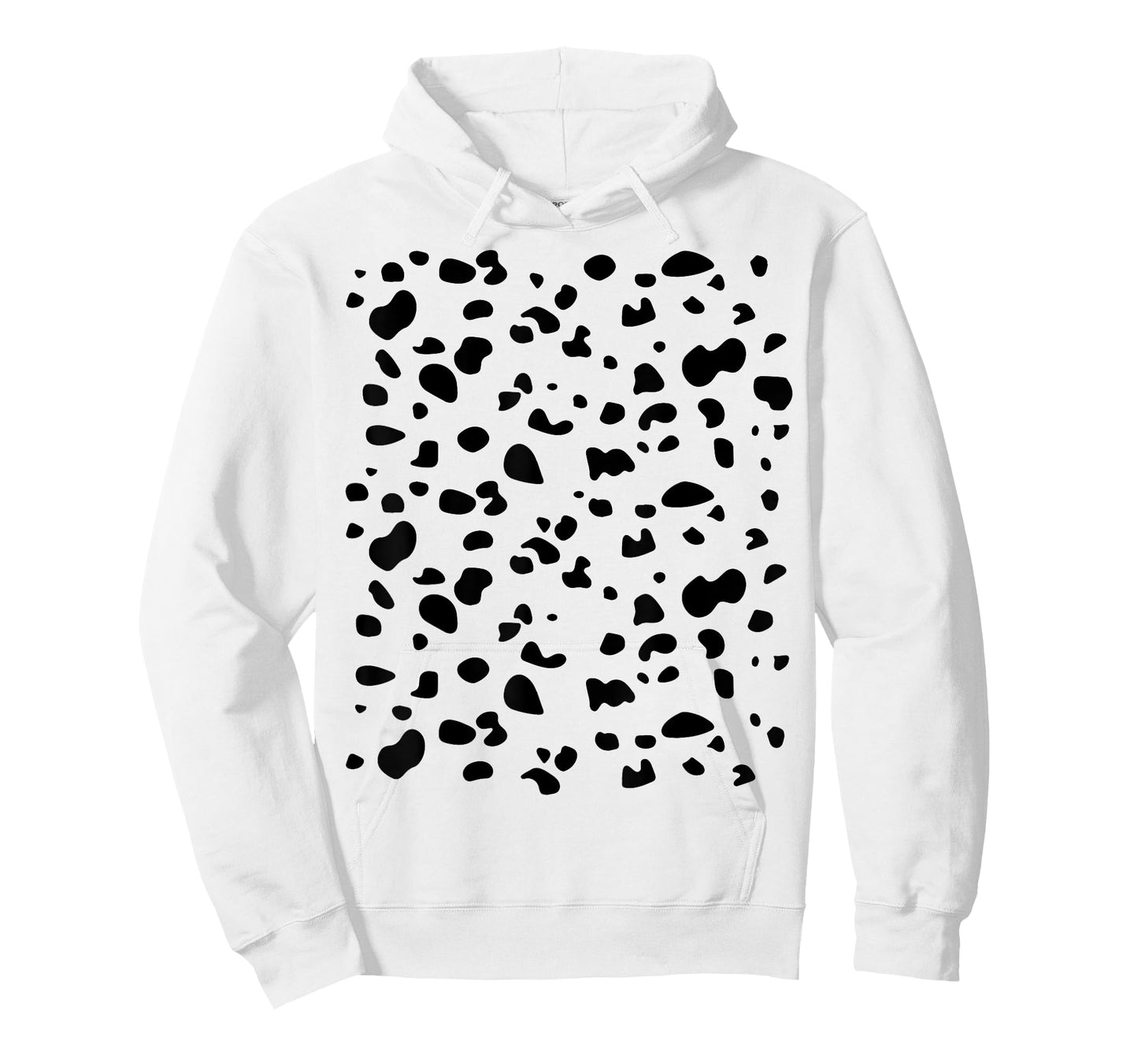 Funny Dalmatian Dog Pattern Lazy Funny Halloween Costume Men Women Kids T-Shirt