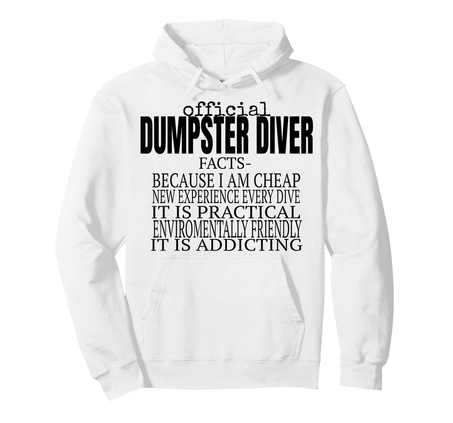 Official Dumpster Diver Funny T-Shirt