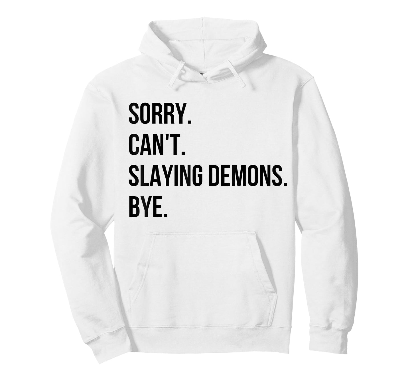 Sorry. Can’t. Slaying Demons. Bye. Kpop Anime Graphic. T-Shirt