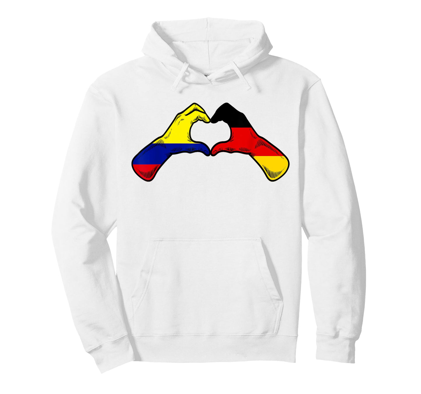 Colombia Germany Flag - Colombian German Heart T-Shirt