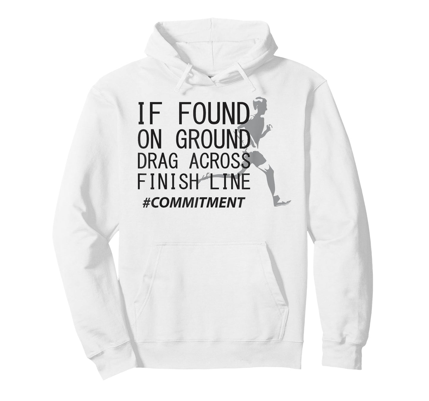 Drag across finish line cross country runner funny gift T-Shirt