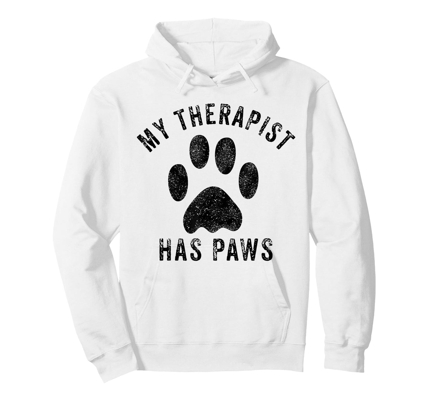 My Therapist Has Paws Funny Pet Puppy Animal Lover Dog Paw T-Shirt