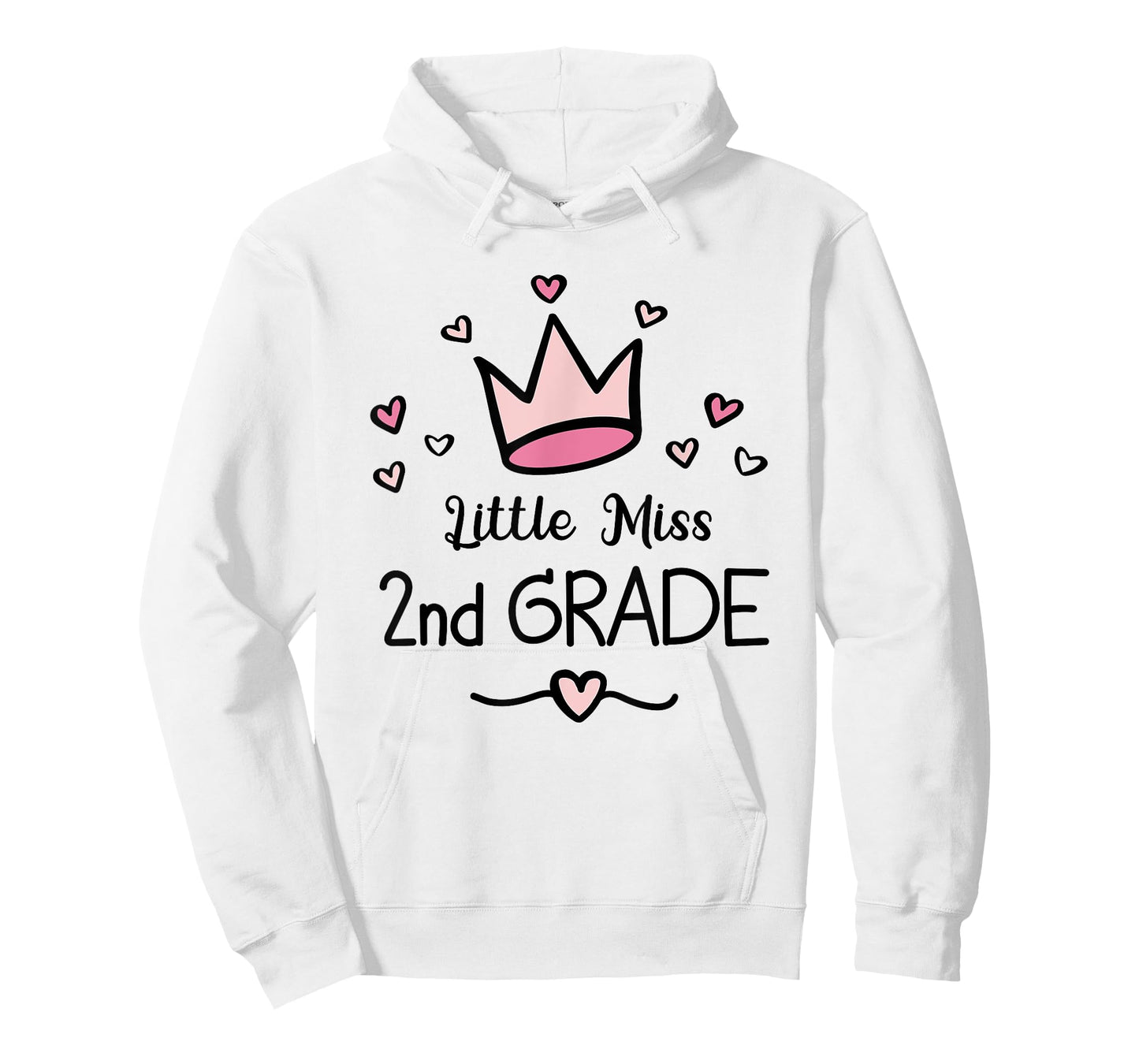 Little Miss Second Grade 1st Day of 2nd Grade Outfit 2025 T-Shirt