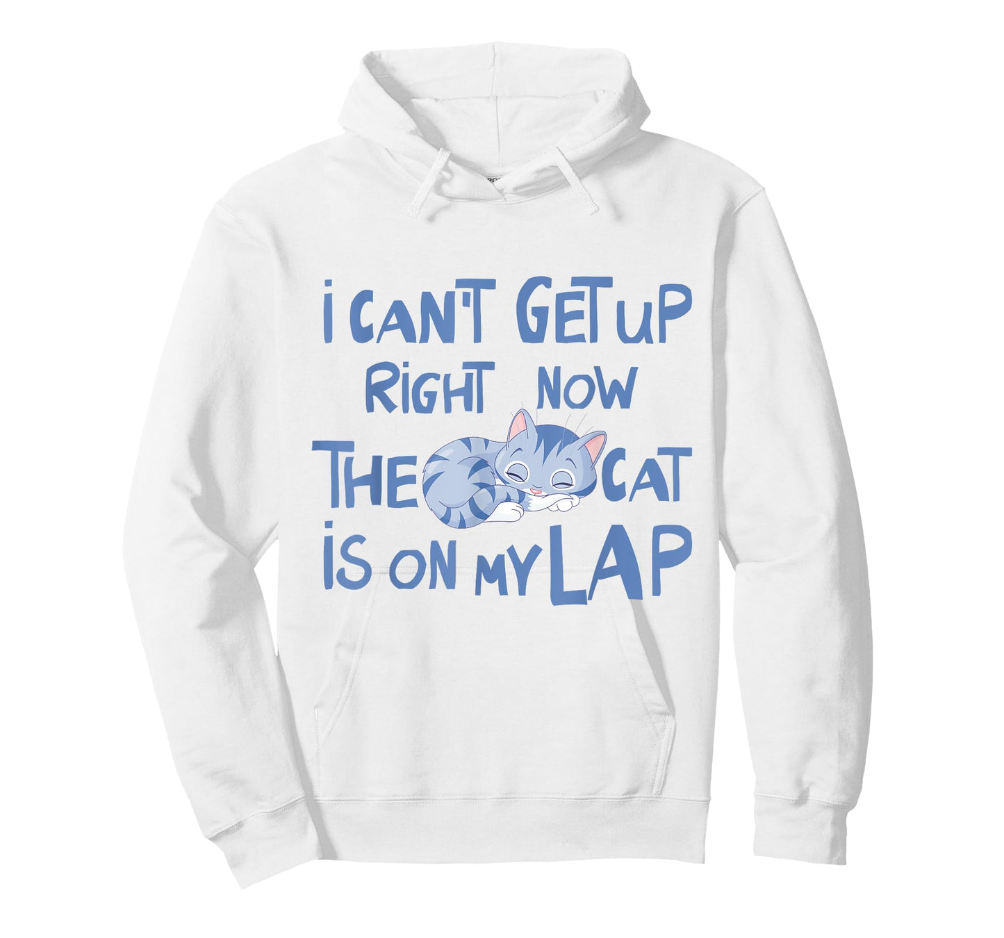 I Can't Get Up Right Now The Cat Is On My Lap Men Women T-Shirt