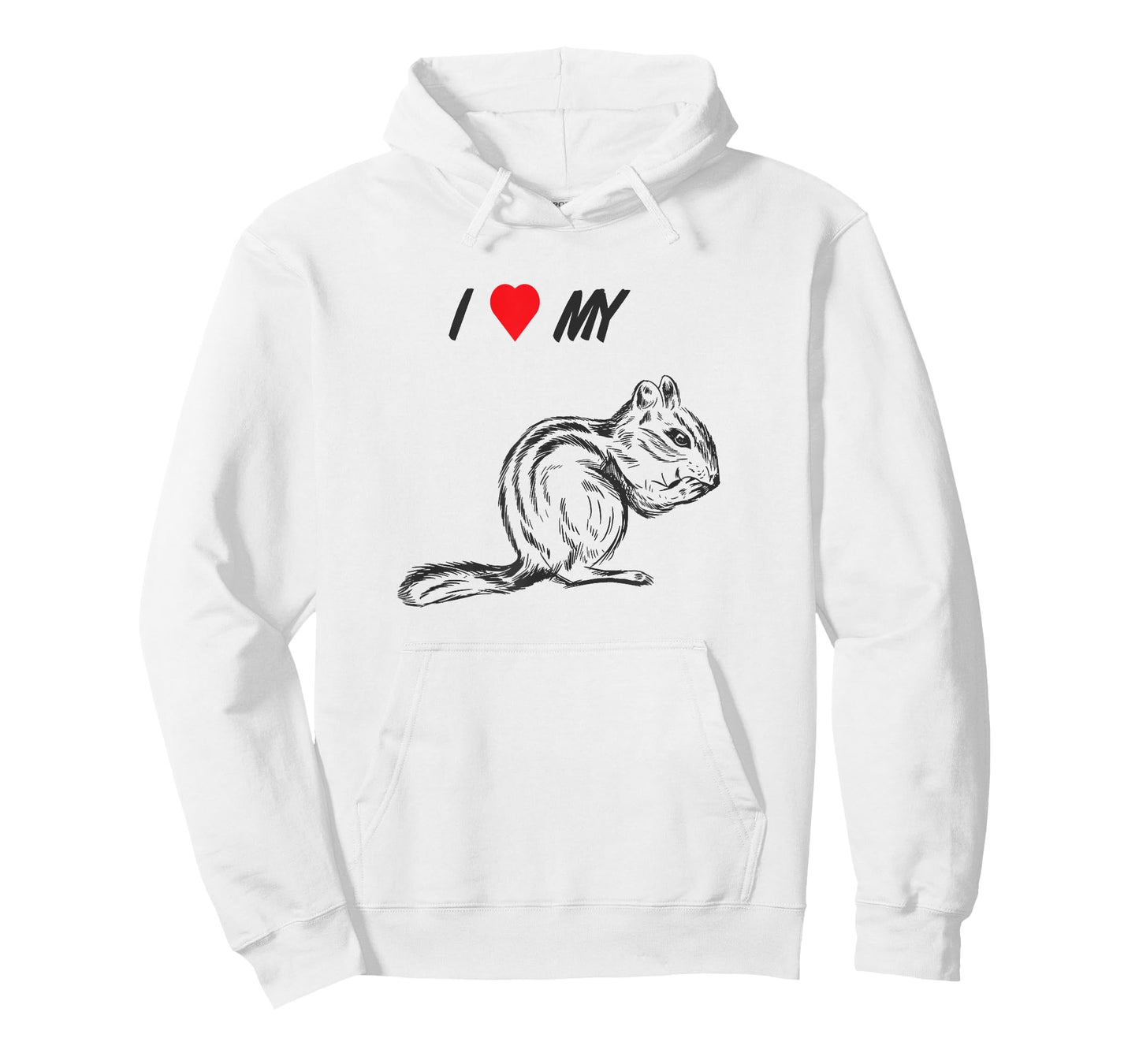 I love my chipmunk, pet squirrel animal lover T-Shirt