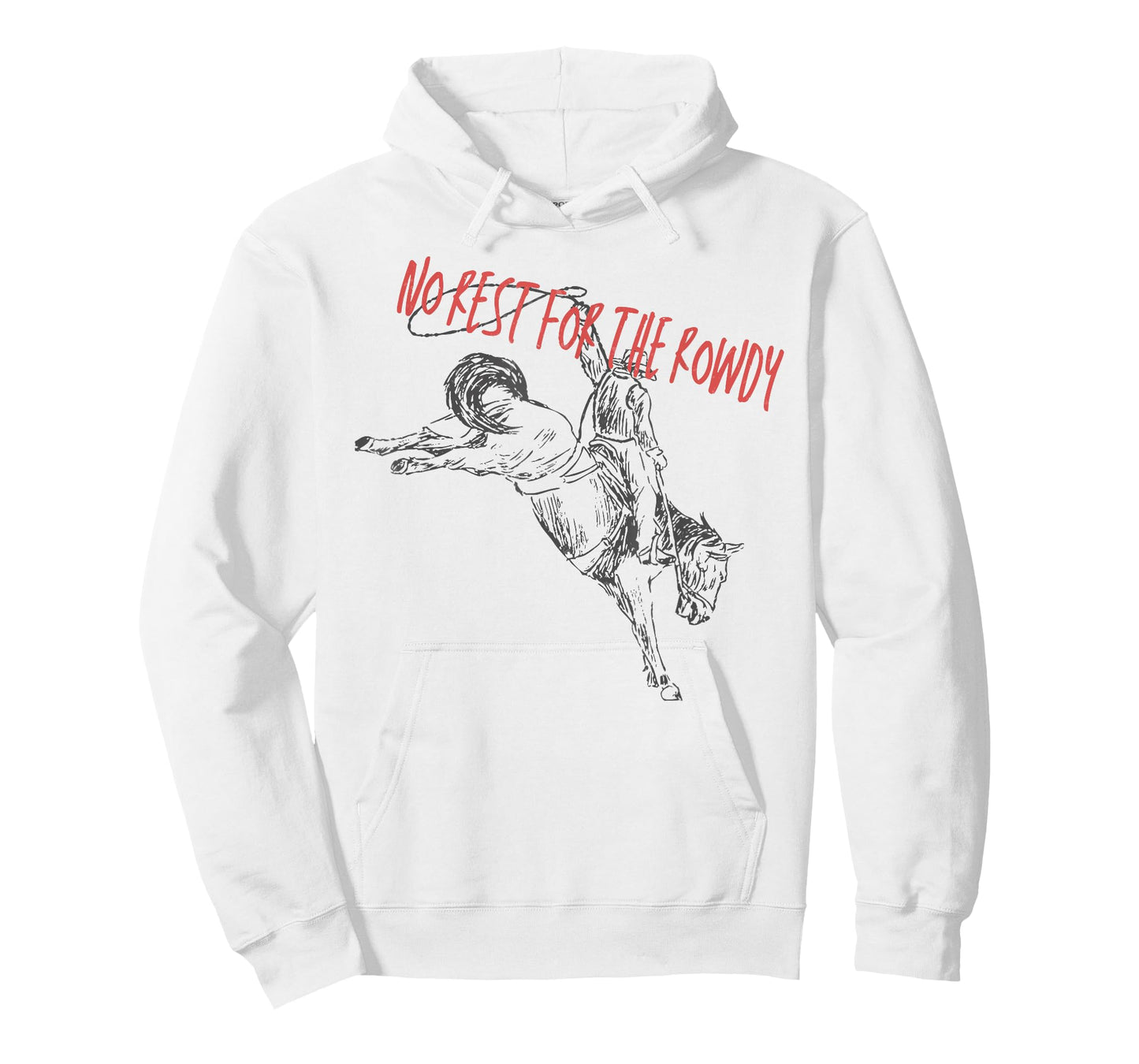Retro Funny No Rest For The Rowdy Rodeo Western Cowboys T-Shirt