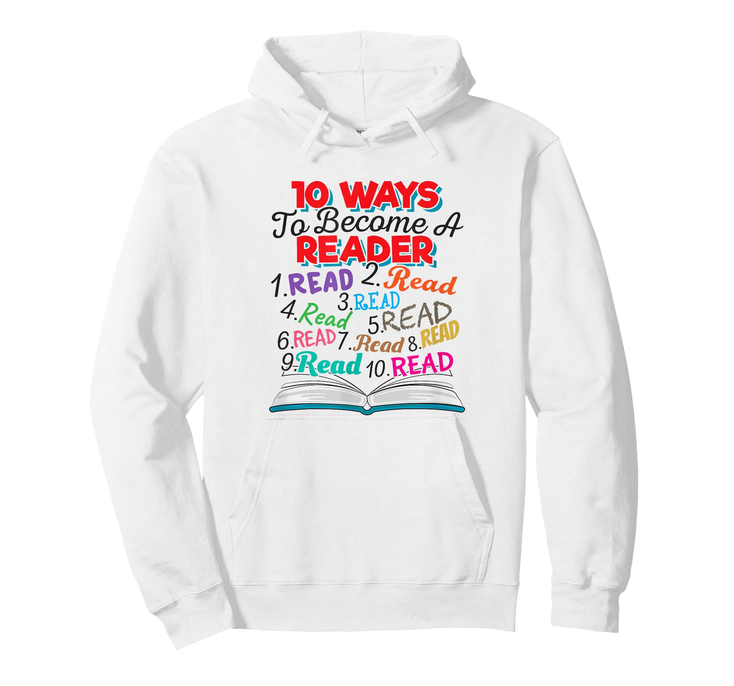 Book Lover 10 Ways to Become a Reader Quote T-Shirt