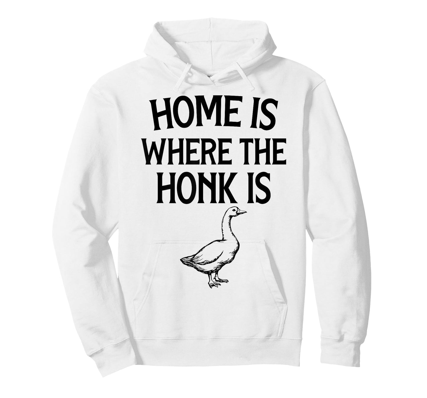 Home is Where The Honk is | Funny Goose Lover Design T-Shirt