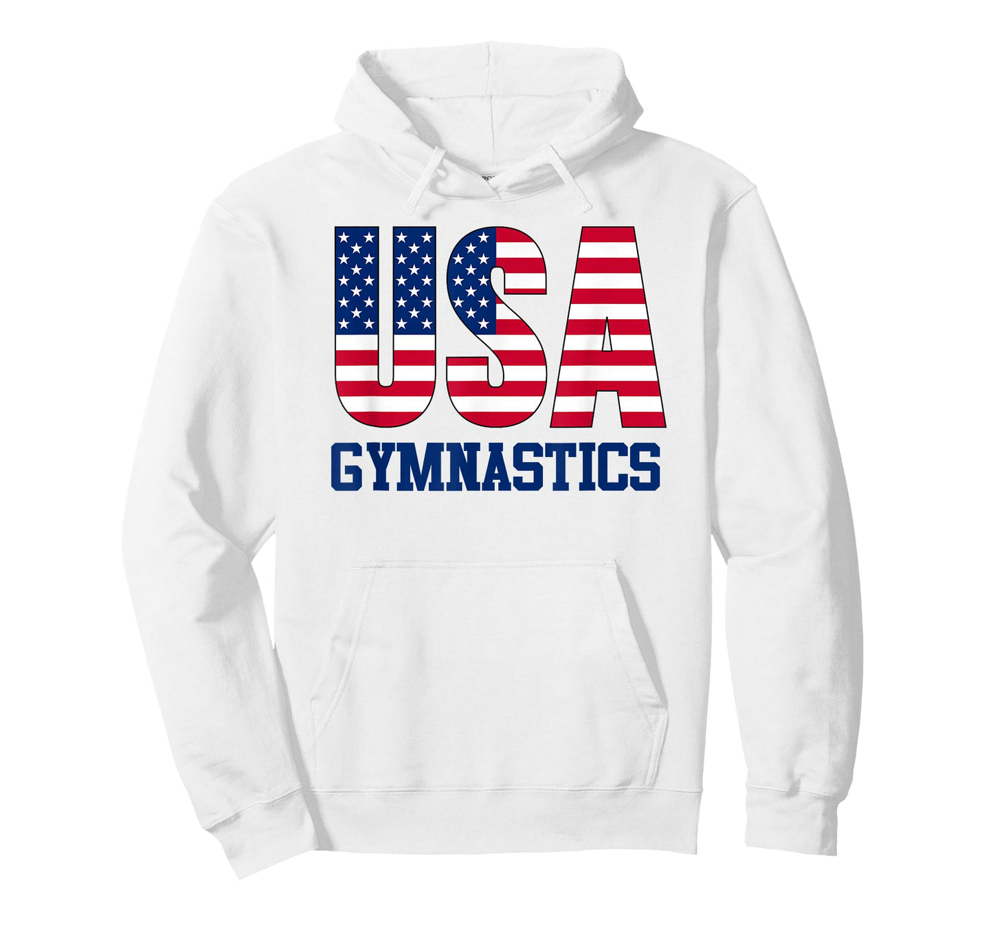USA with American Flag Gymnastics Sports T-Shirt
