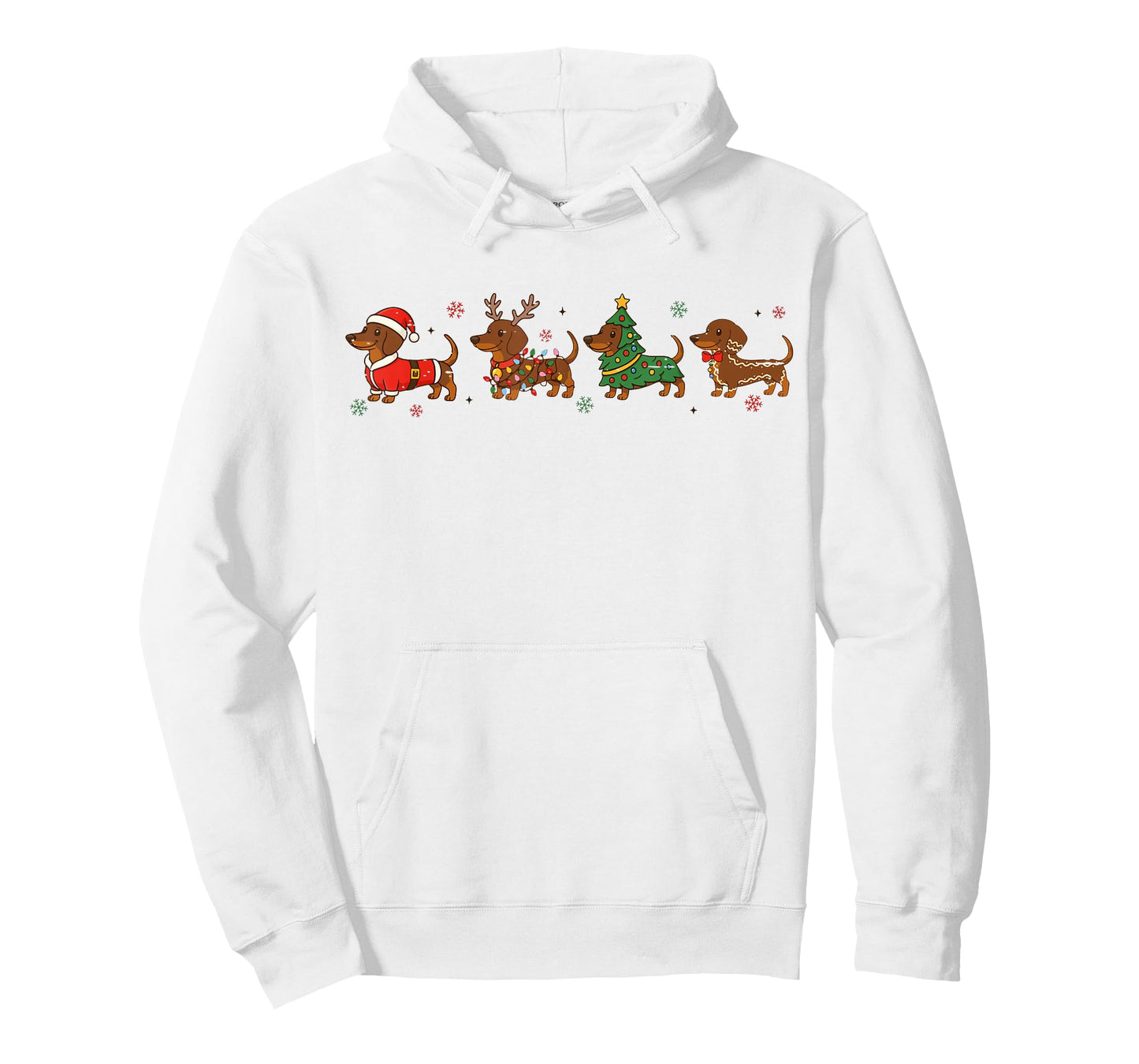 Funny Weenie Dog Dachshund Christmas Cute Merry Xmas Holiday T-Shirt