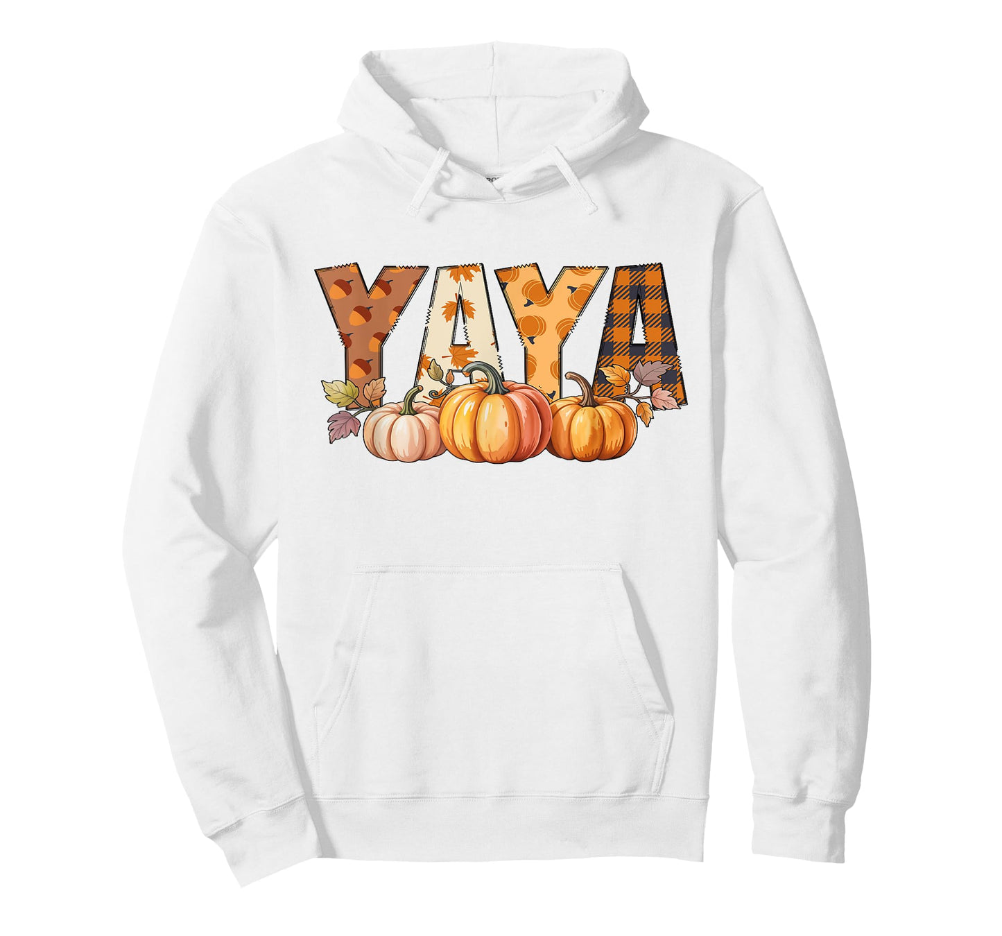 Yaya with Pumpkins Fall Celebration Design for Autumn Fun T-Shirt