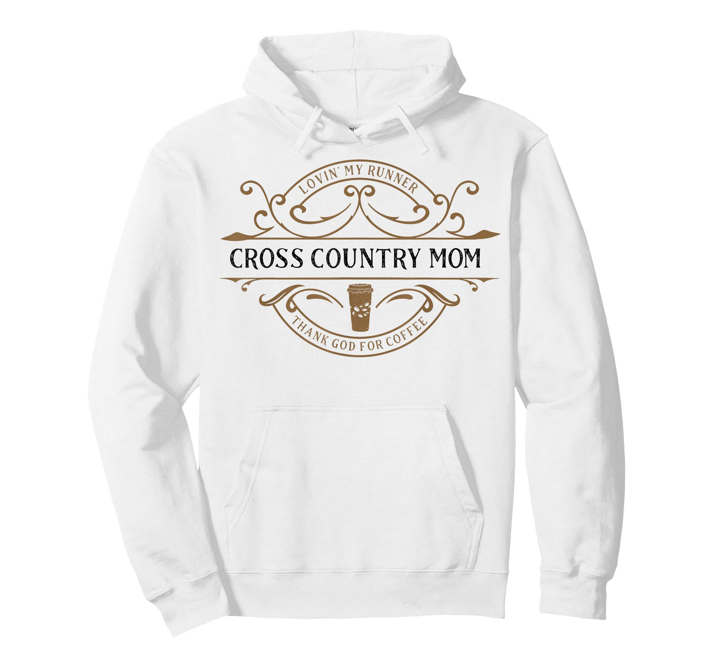 Cross Country Mom Thank You God for Coffee for Women T-Shirt