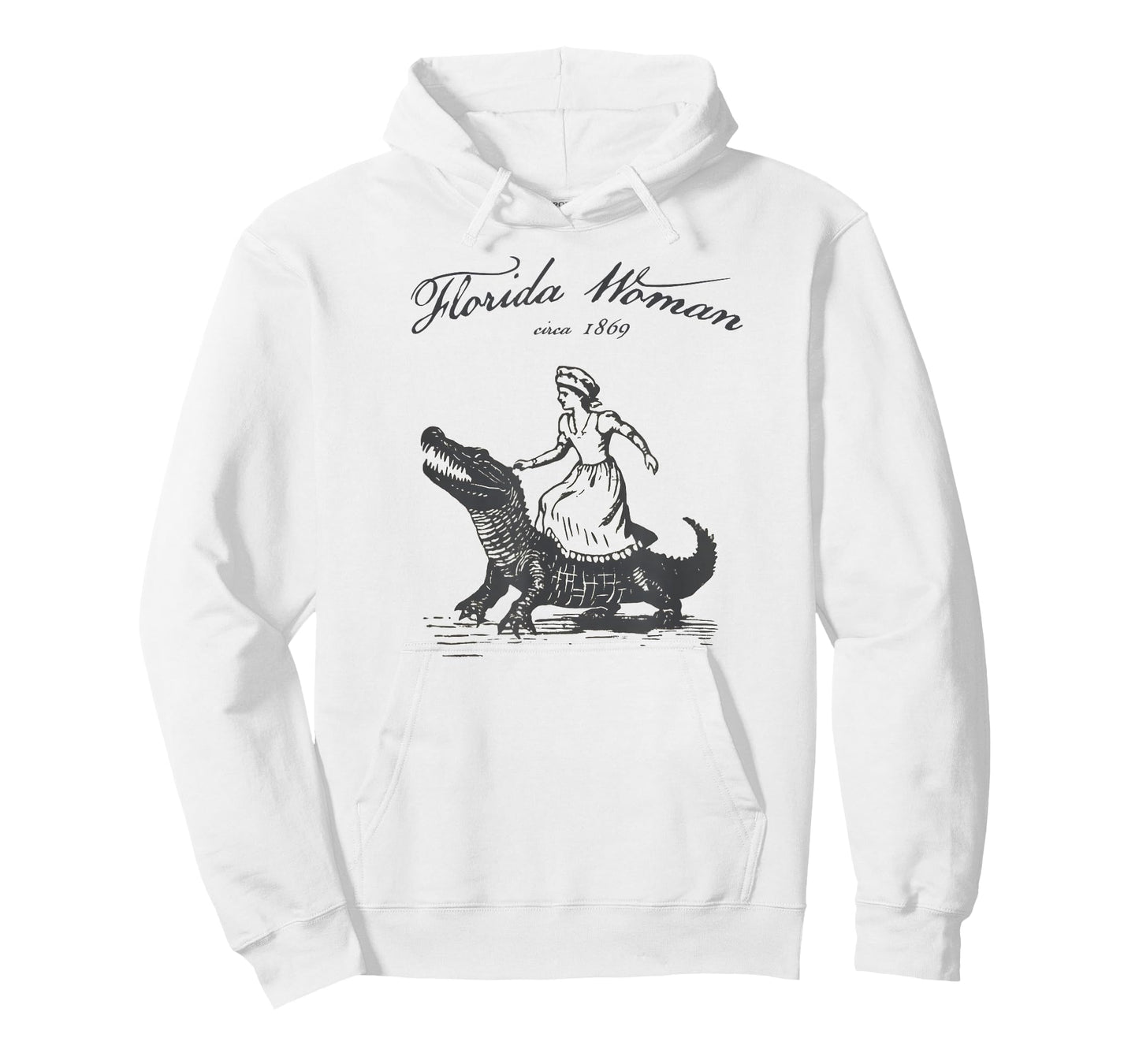 Florida Woman Funny Meme Alligator Croc T-Shirt
