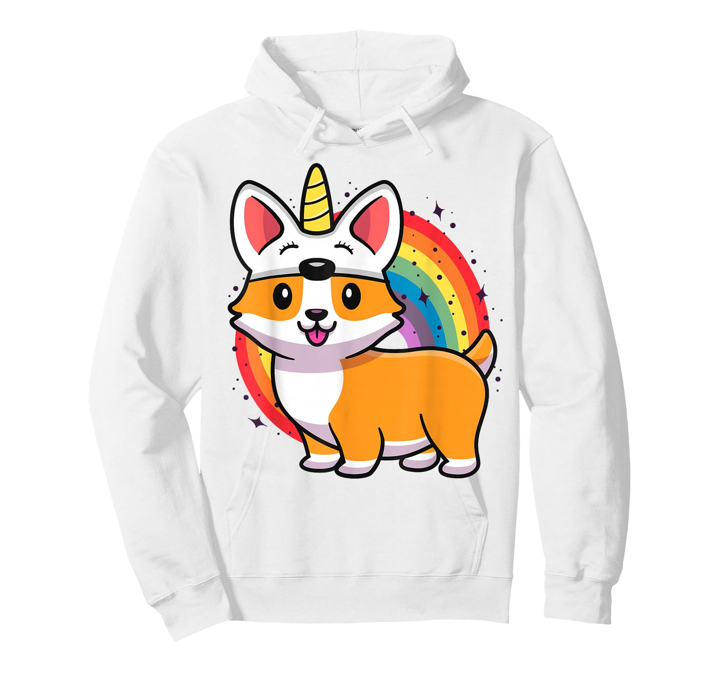 Corgicorn Unicorn Corgi for Kids Funny Rainbow Corgi T-Shirt