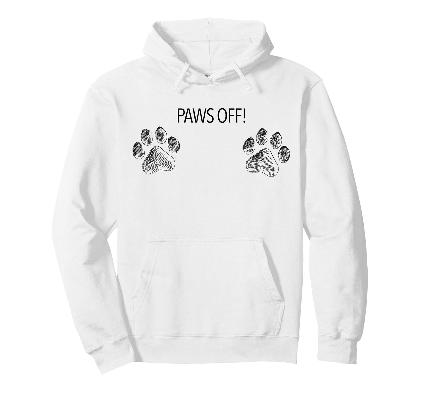 Paws Off Dog Paw Prints Boobies Dog Mom Life T-Shirt T-Shirt