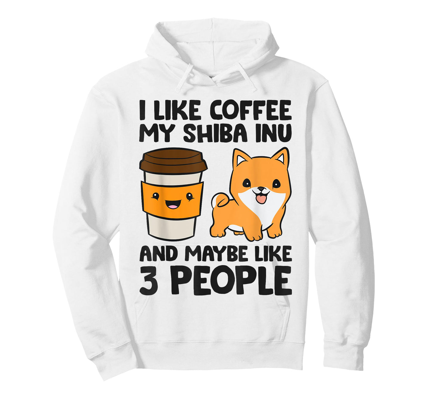 I Like Coffee My Shiba Inu Dog And Maybe Like 3 People T-Shirt