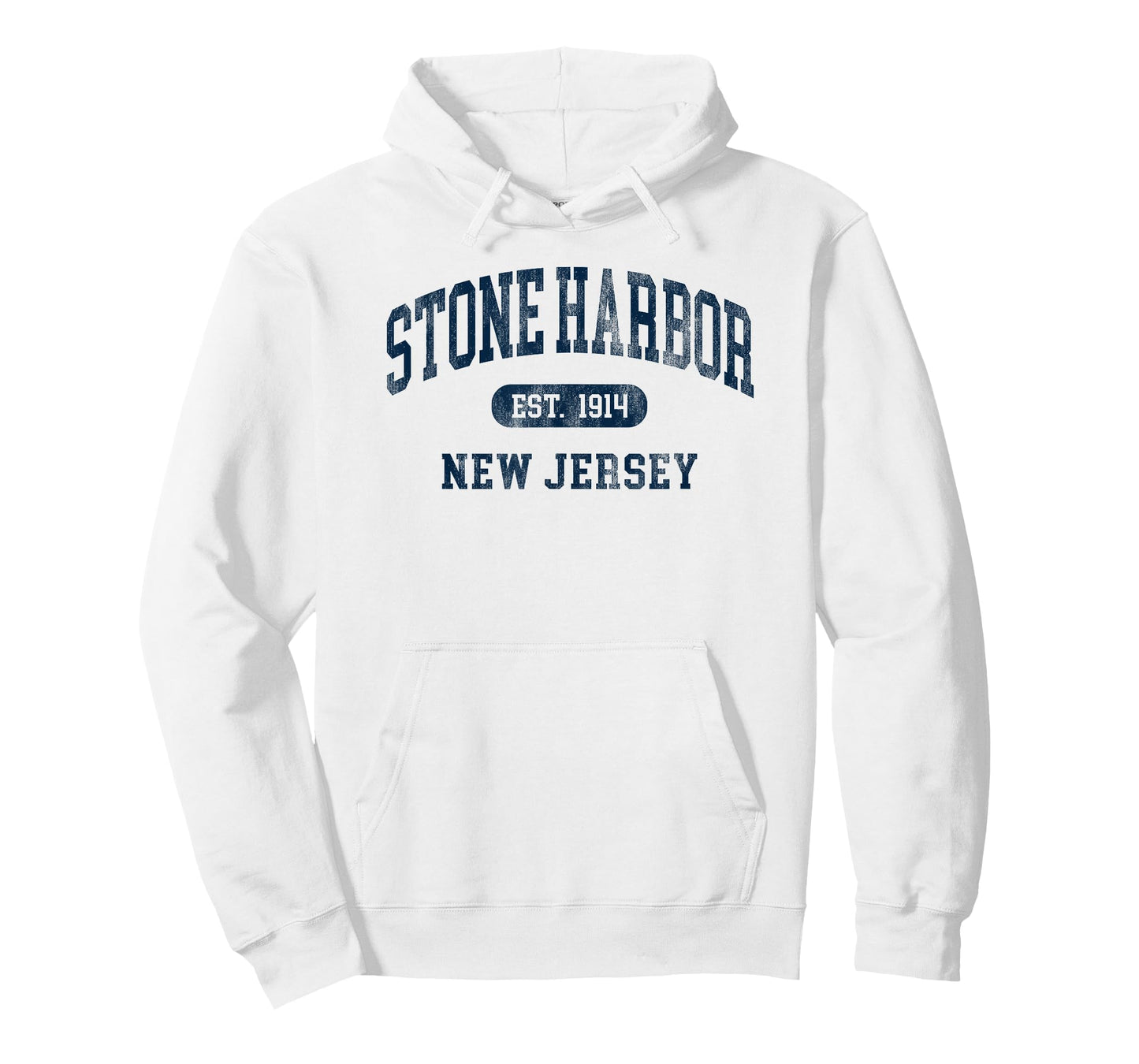 Stone Harbor New Jersey Retro Preppy Throwback Mens T-Shirt