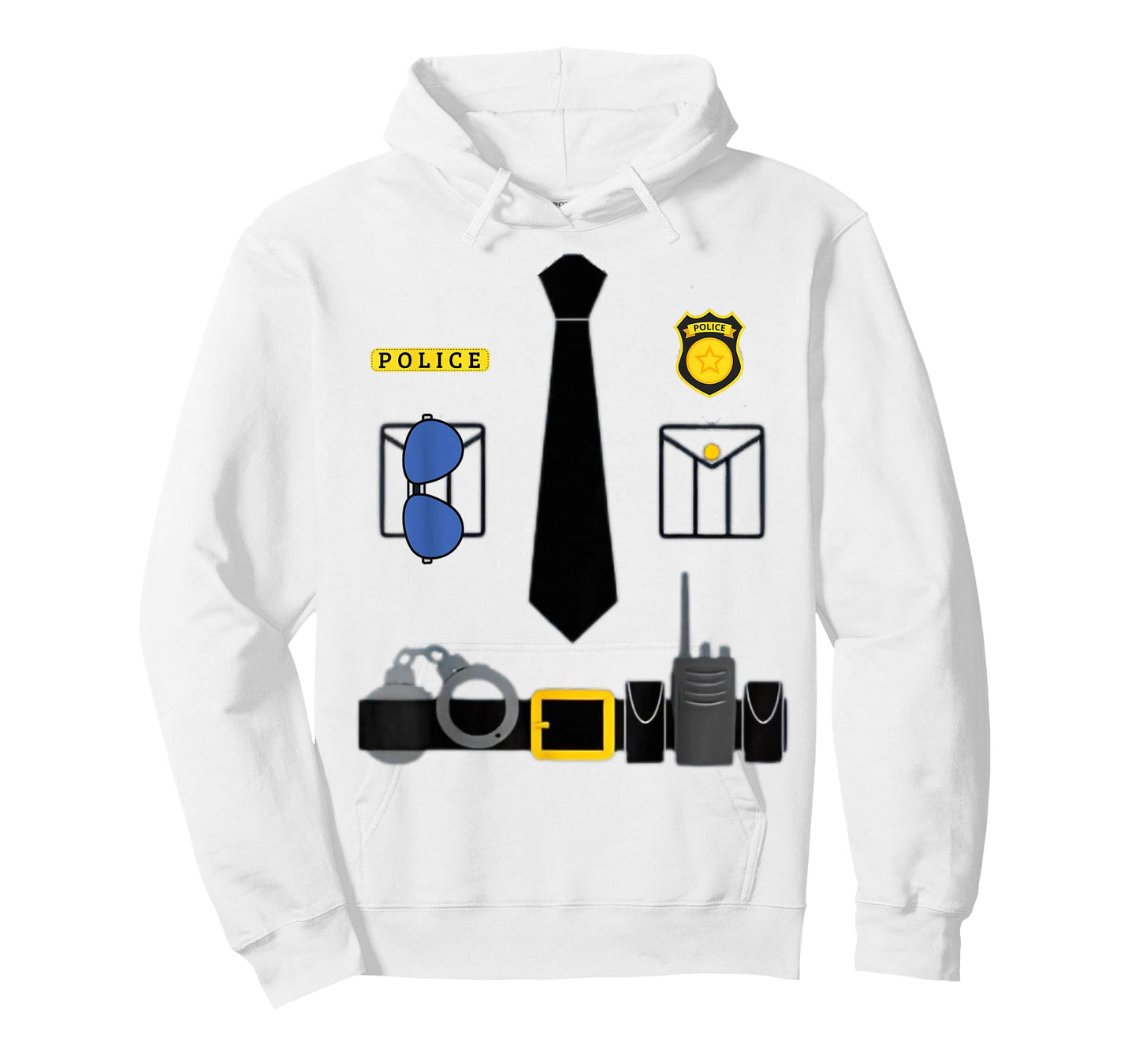 Halloween Policeman Costume Halloween Police Officer Costume T-Shirt