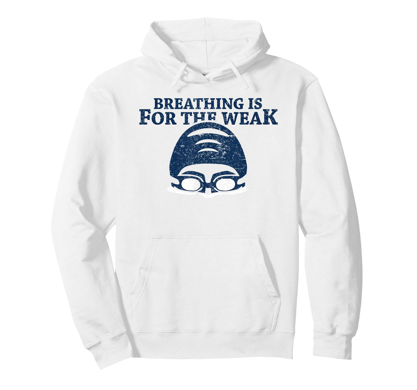 Meme Swimmer Breathing Is For The Weak Swimming T-Shirt T-Shirt