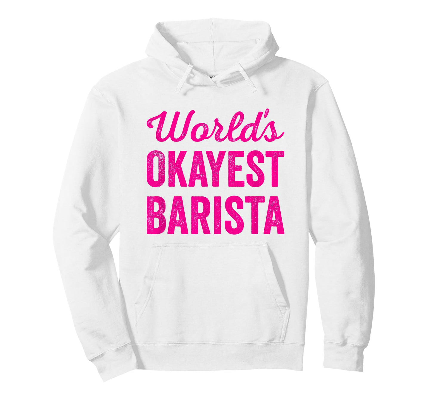 Worlds Okayest Barista Funny Sarcastic Best Coffee Maker T-Shirt