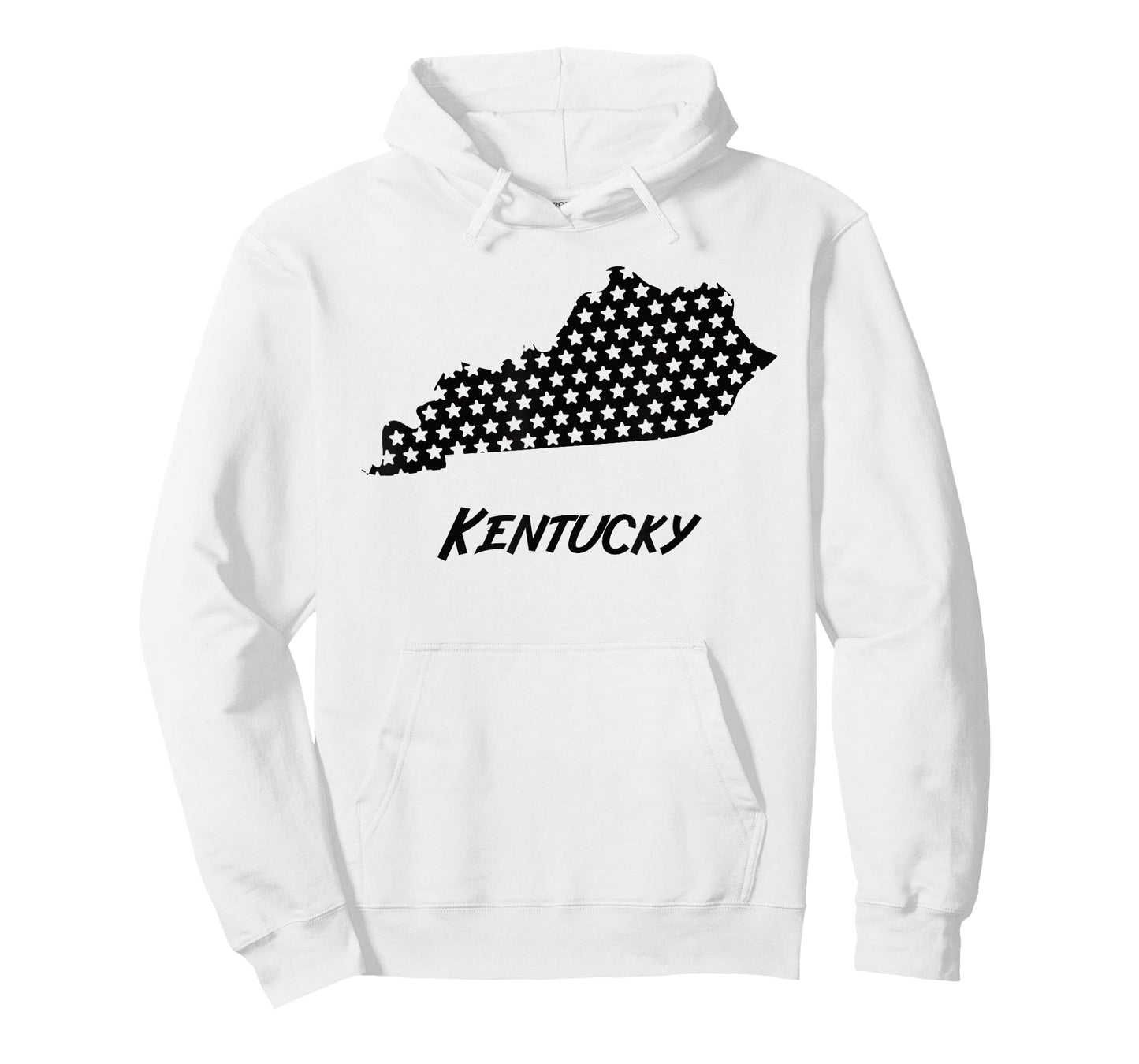 Kentucky USA State Outline Stars Vintage Retro Design T-Shirt