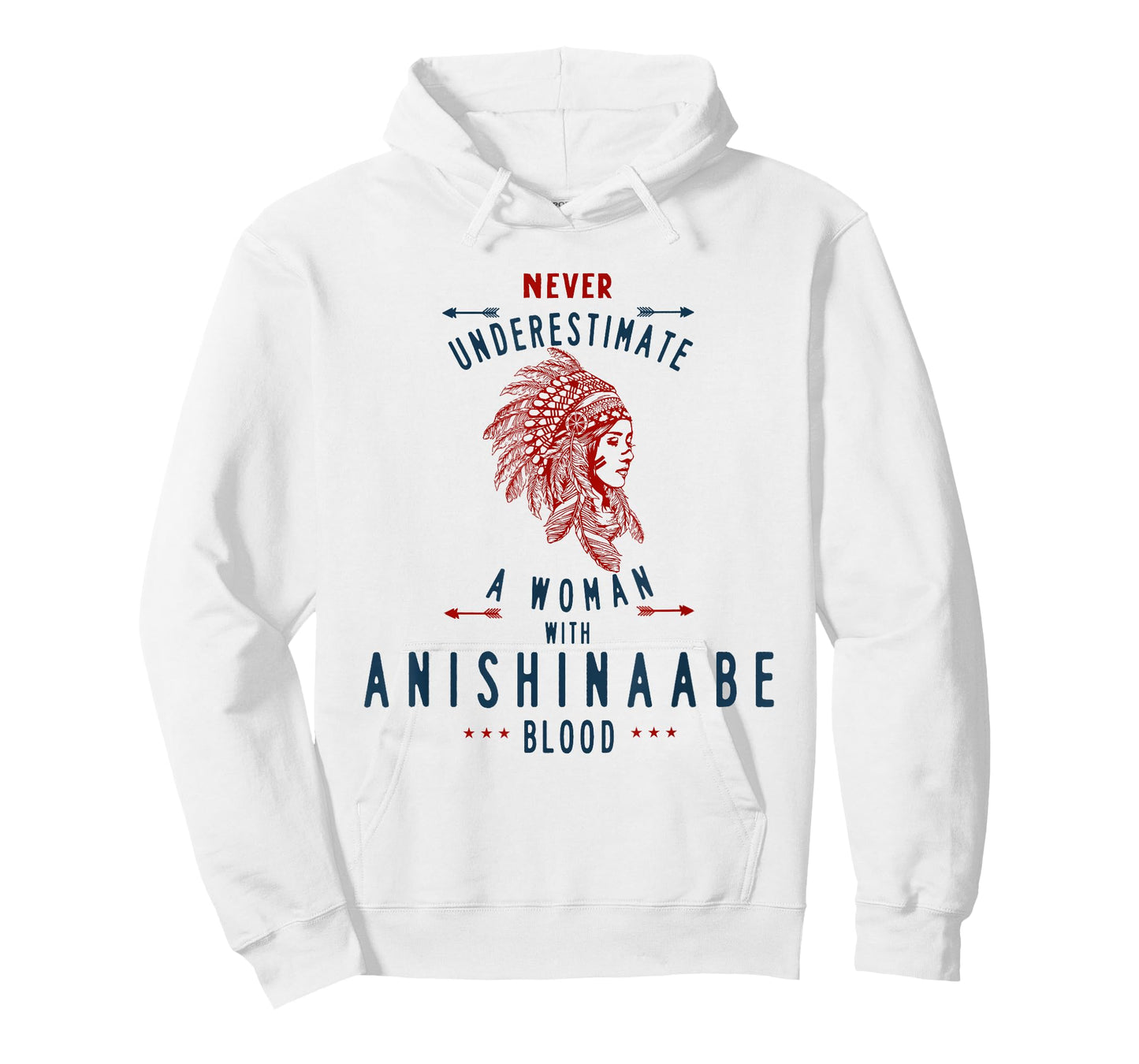 Anishinaabe Native American Indian Woman No Underestimate T-Shirt