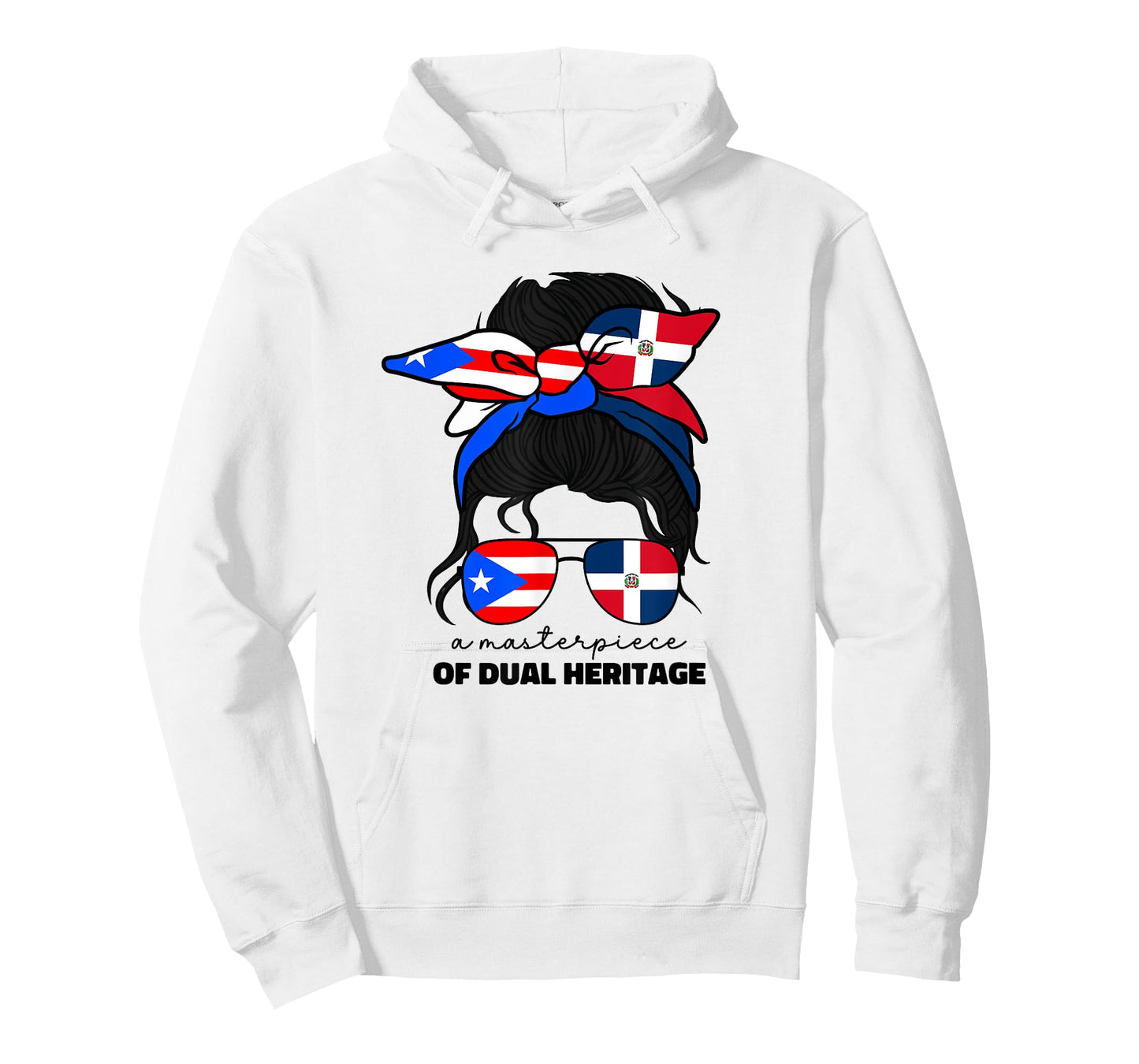 Half Dominican And Puerto Rican Rico Flag DominiRican Girls T-Shirt