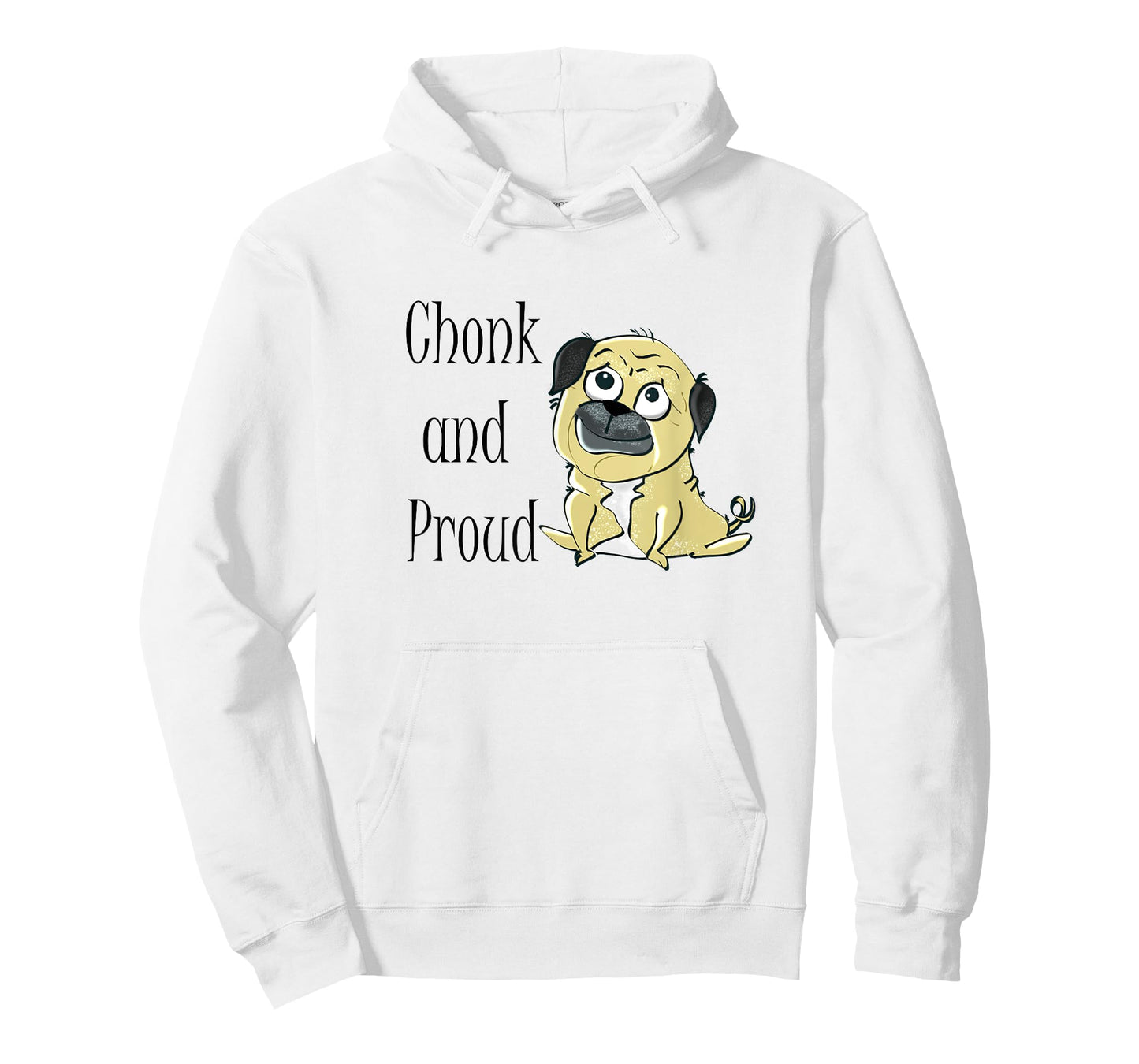 Chonk and Proud | Cute Dog Lover Funny Chubby Pet T-Shirt