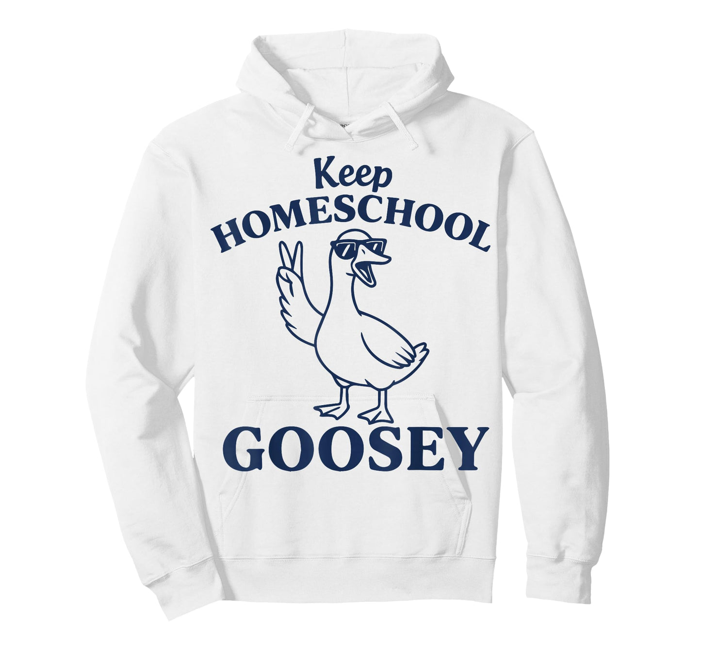 Keep Homeschool Goosey Funny Retro Homeschooling Mom Goose T-Shirt