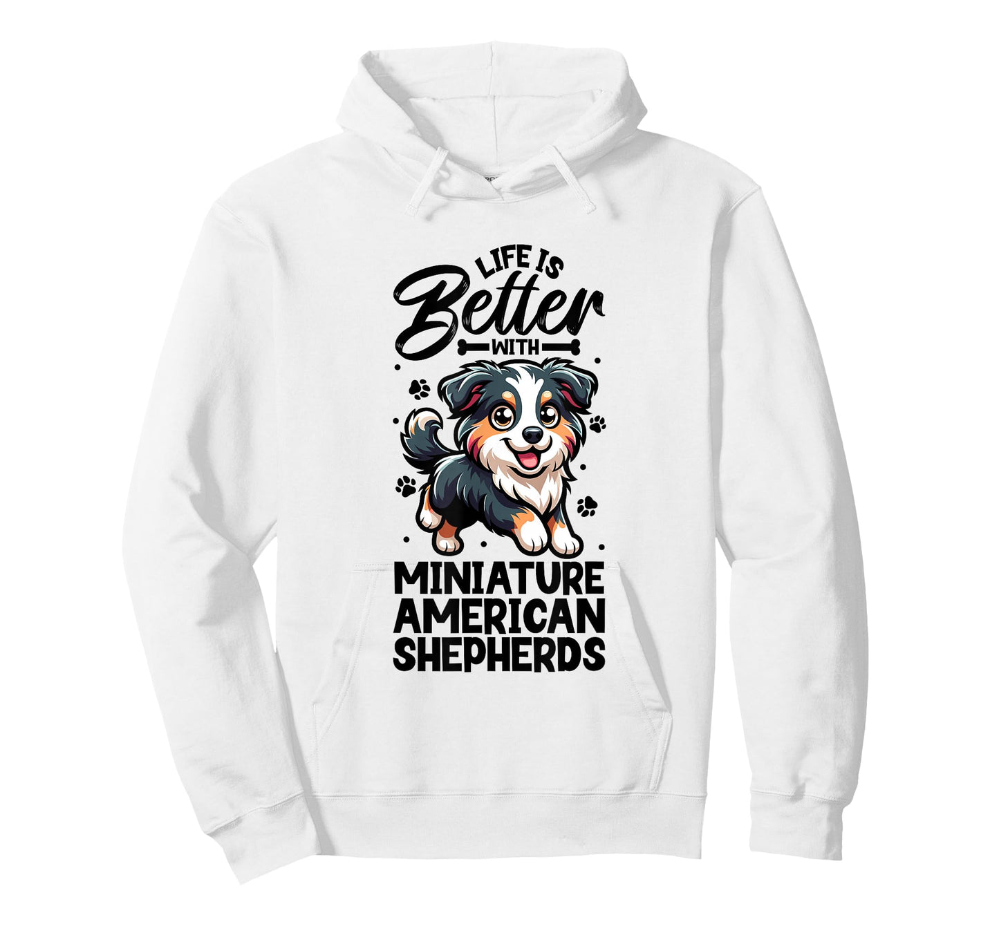 Best life with Miniature American Shepherd T-Shirt