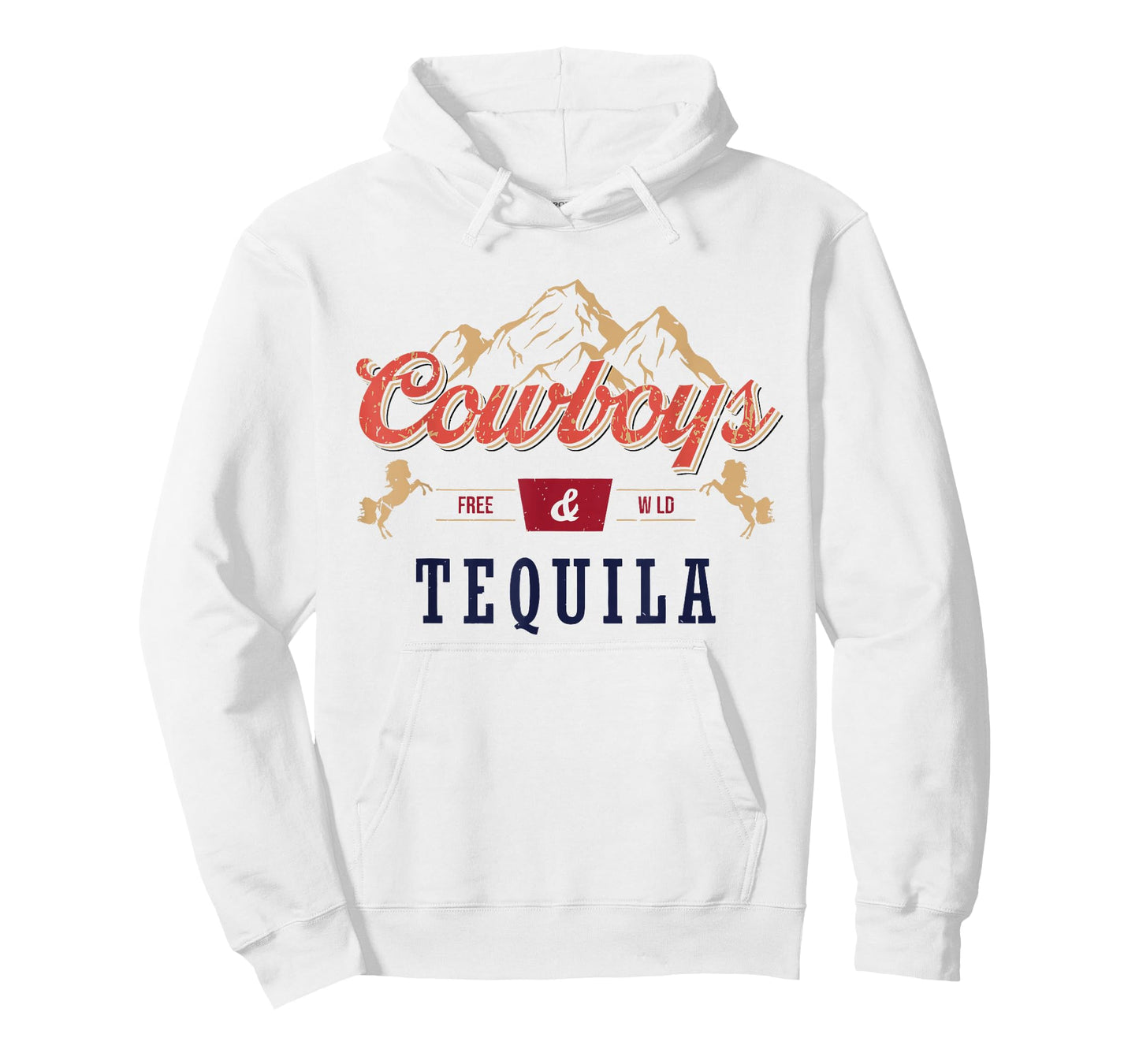 Cowboys And Tequila Outfit For Women Rodeo Western Country T-Shirt