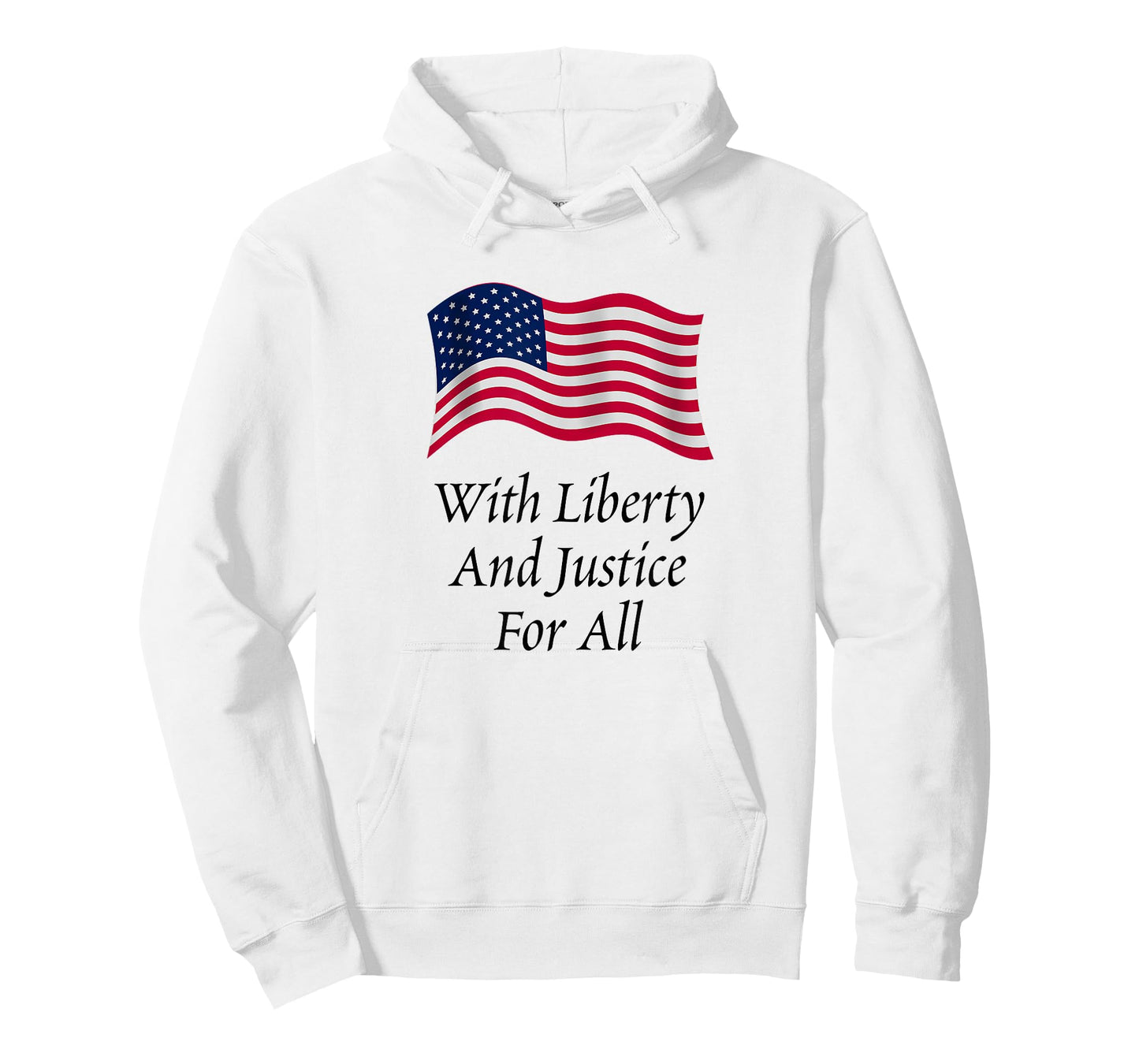 With Liberty and Justice for All American Flag Patriotic T-Shirt