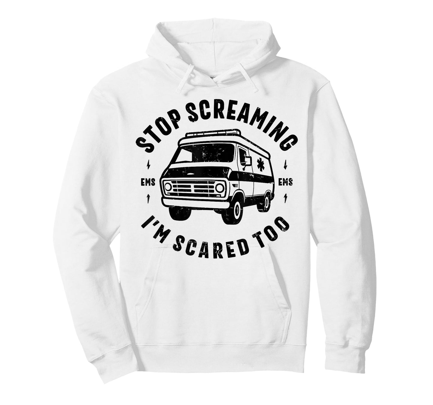 STOP SCREAMING IM SCARED TOO funny EMS gift EMT paramedic T-Shirt