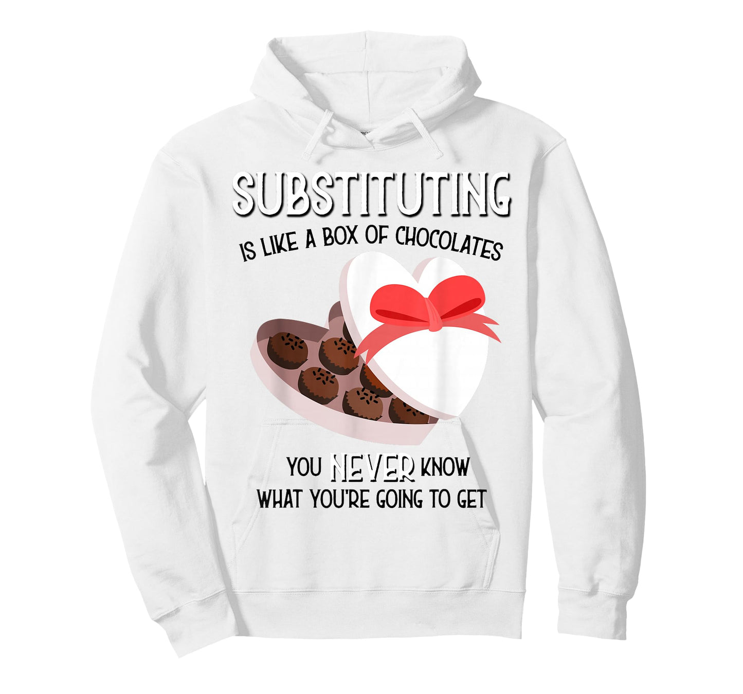 Substitute School Teacher T shirt Valentine s Day Gift T-Shirt for Men Women