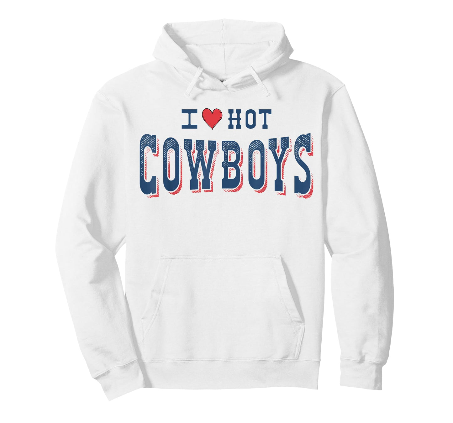 I Love Hot Cowboys Funny Western Rodeo T-Shirt