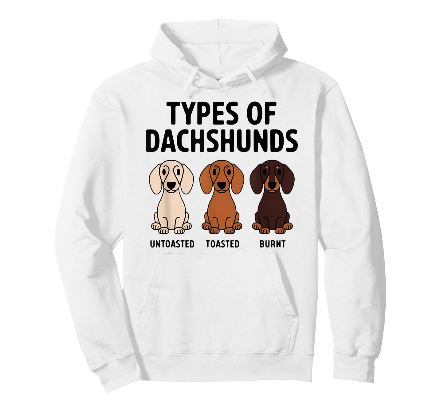 Types of Dachshund Funny Wiener Sausage Dog T-Shirt