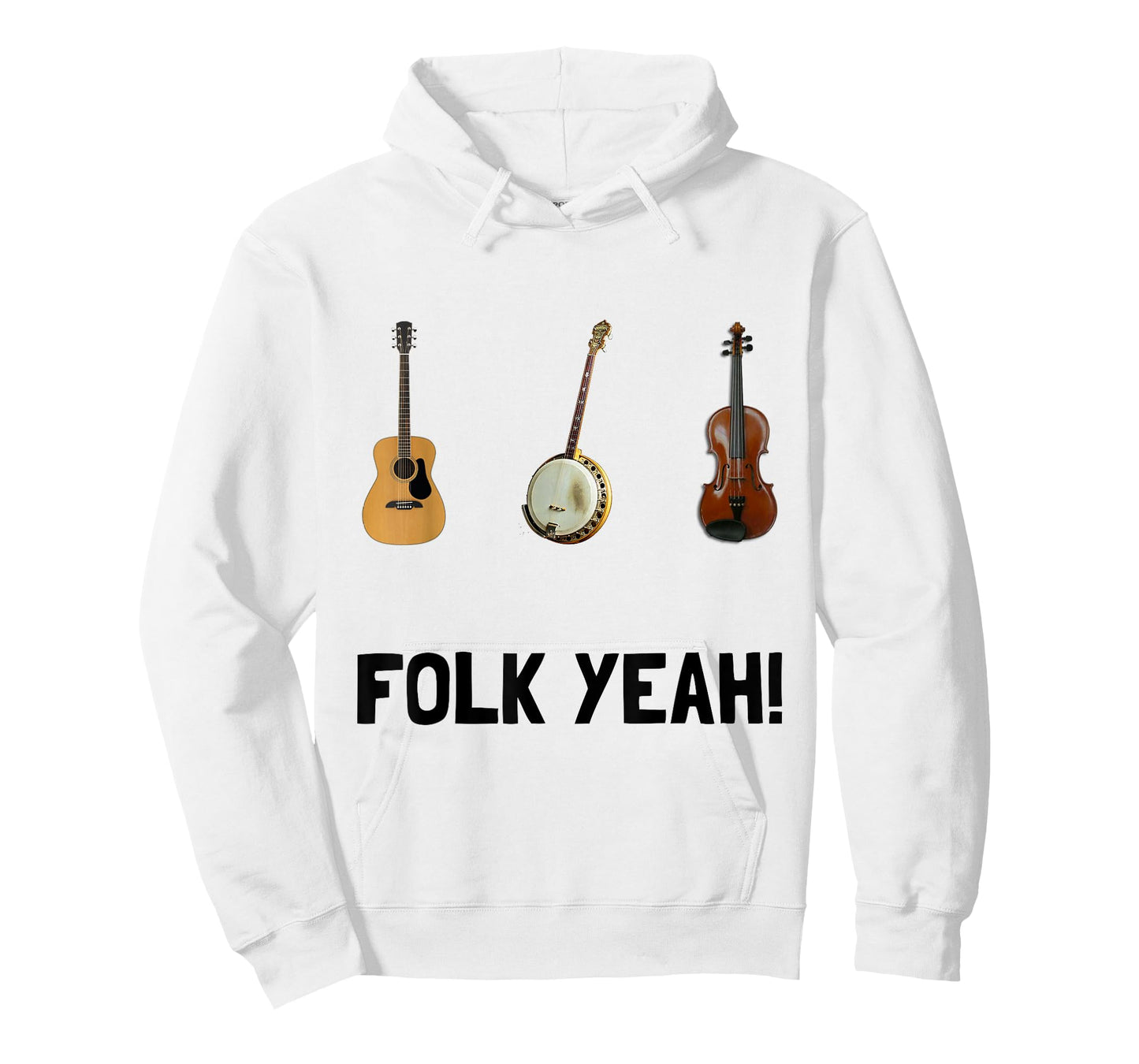 Folk Yeah Folk Music Fan Funny T-Shirt T-Shirt