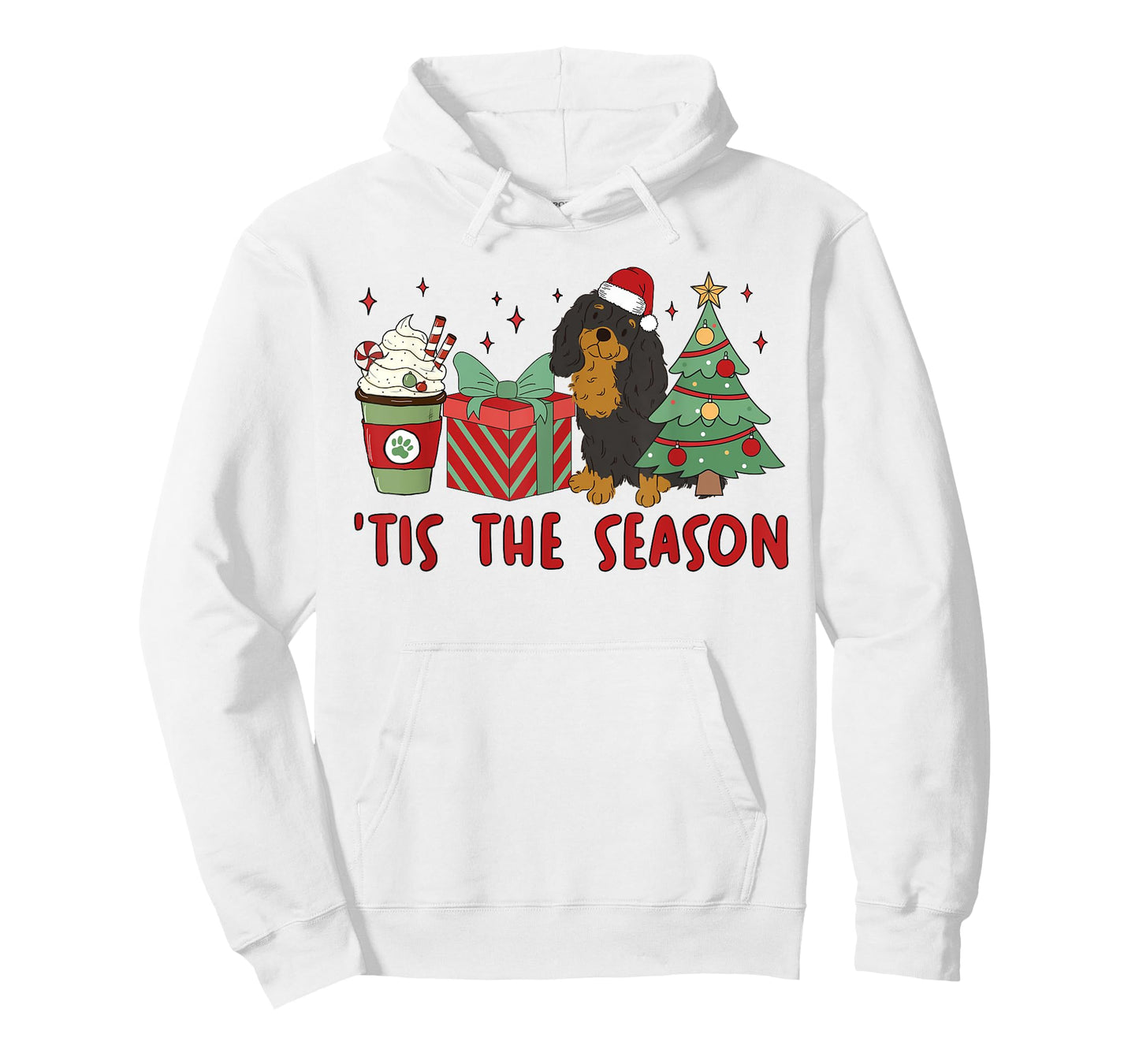 Cavalier King Charles Spaniel Christmas Tis The Season Dog T-Shirt