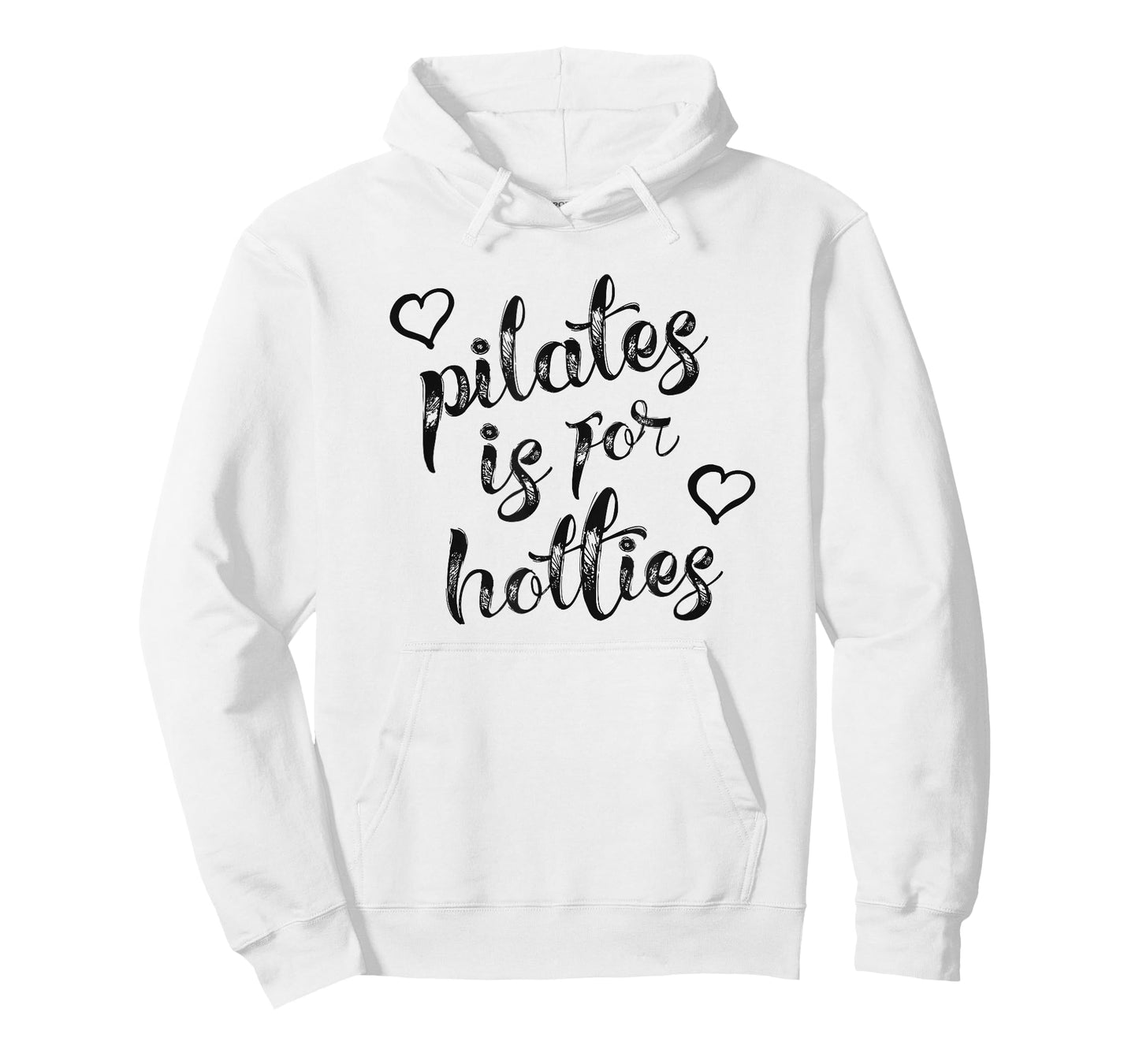 Pilates Is For Hotties T-Shirt for Women Funny Love Heart T-Shirt