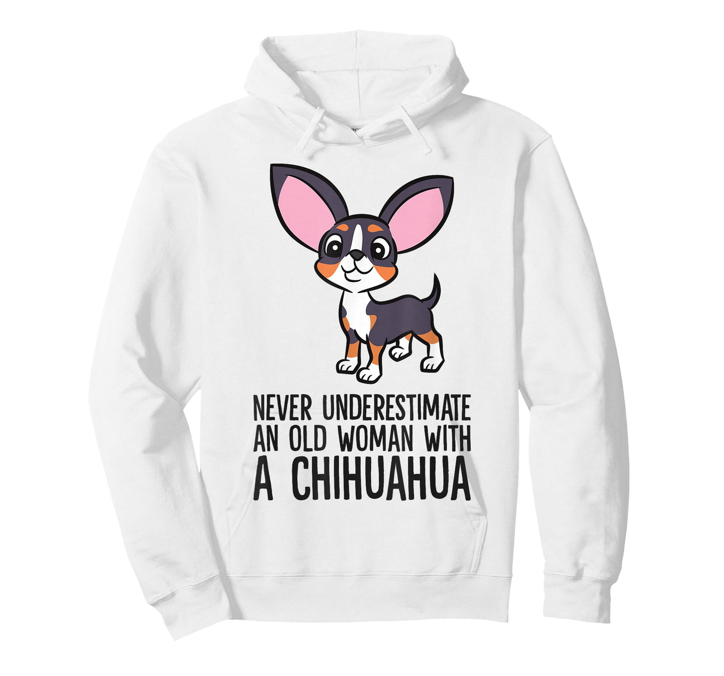 Never Underestimate An Old Woman With A Chihuahua T-Shirt