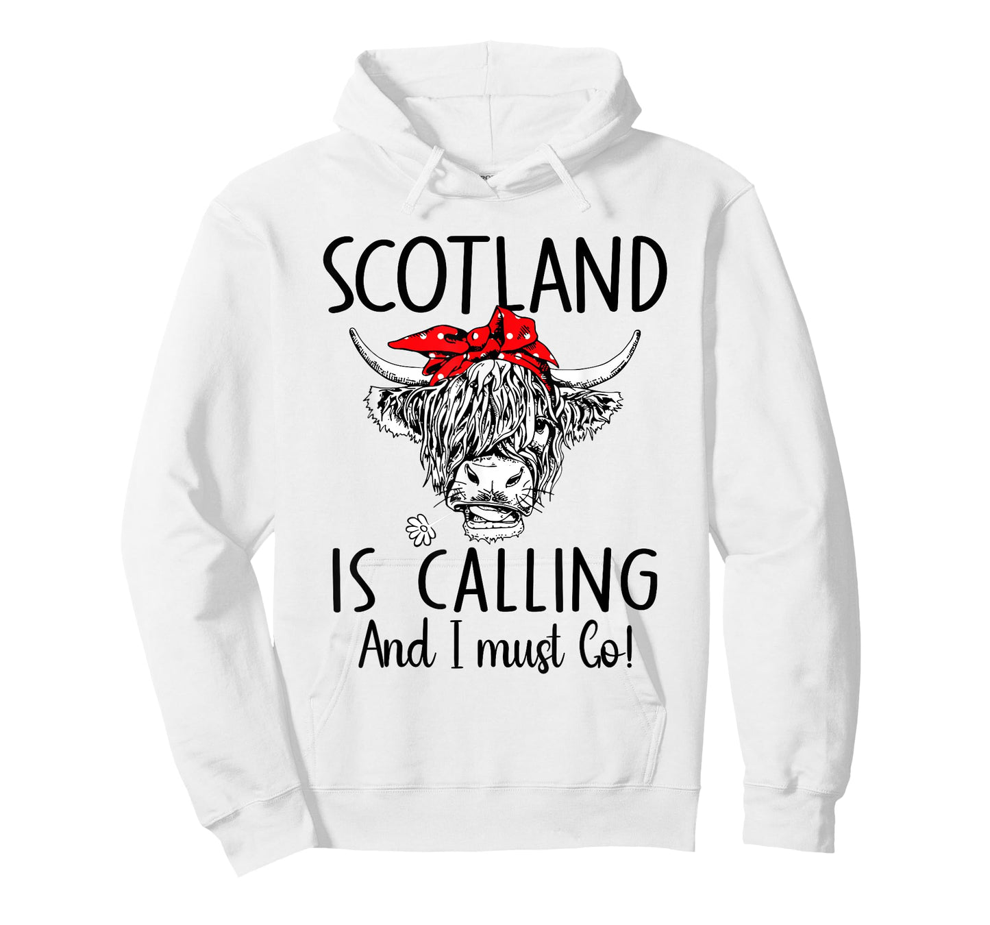 Scotland Highland Cow Scotland is Calling and I must Go T-Shirt