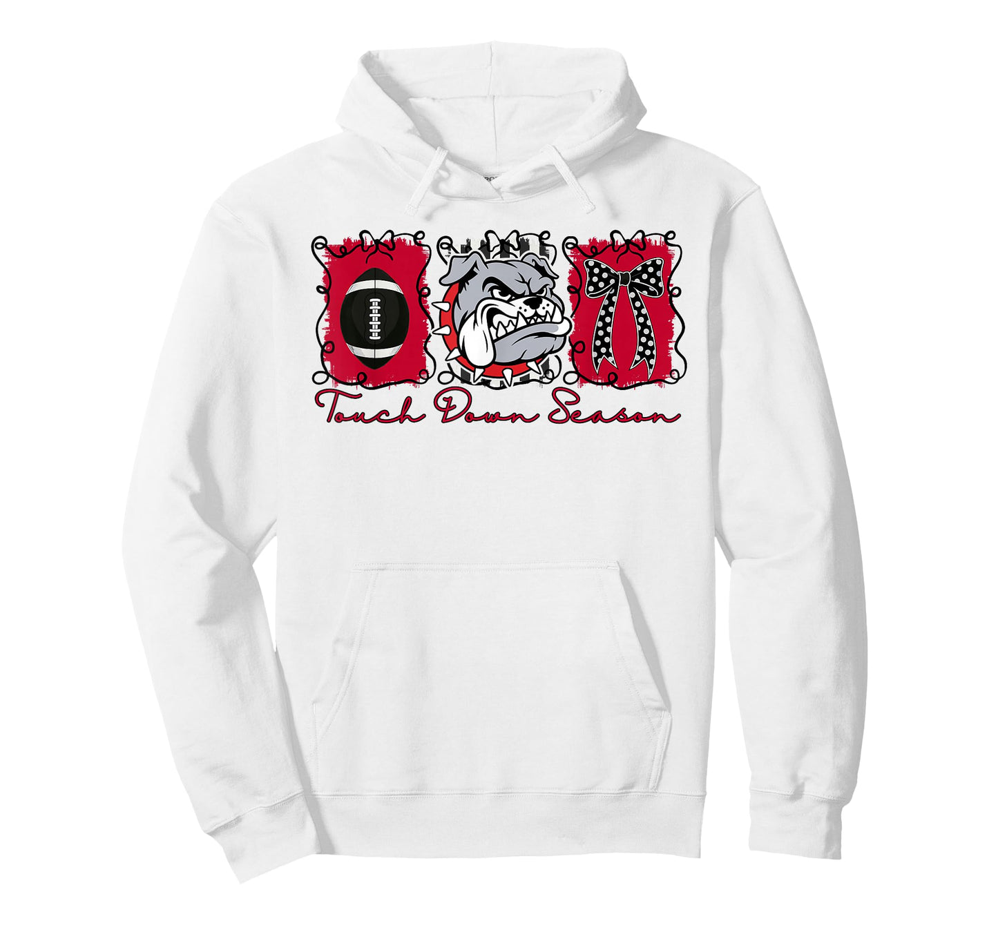 Bulldogs Football Game Day School Mascot Team Spirit T-Shirt