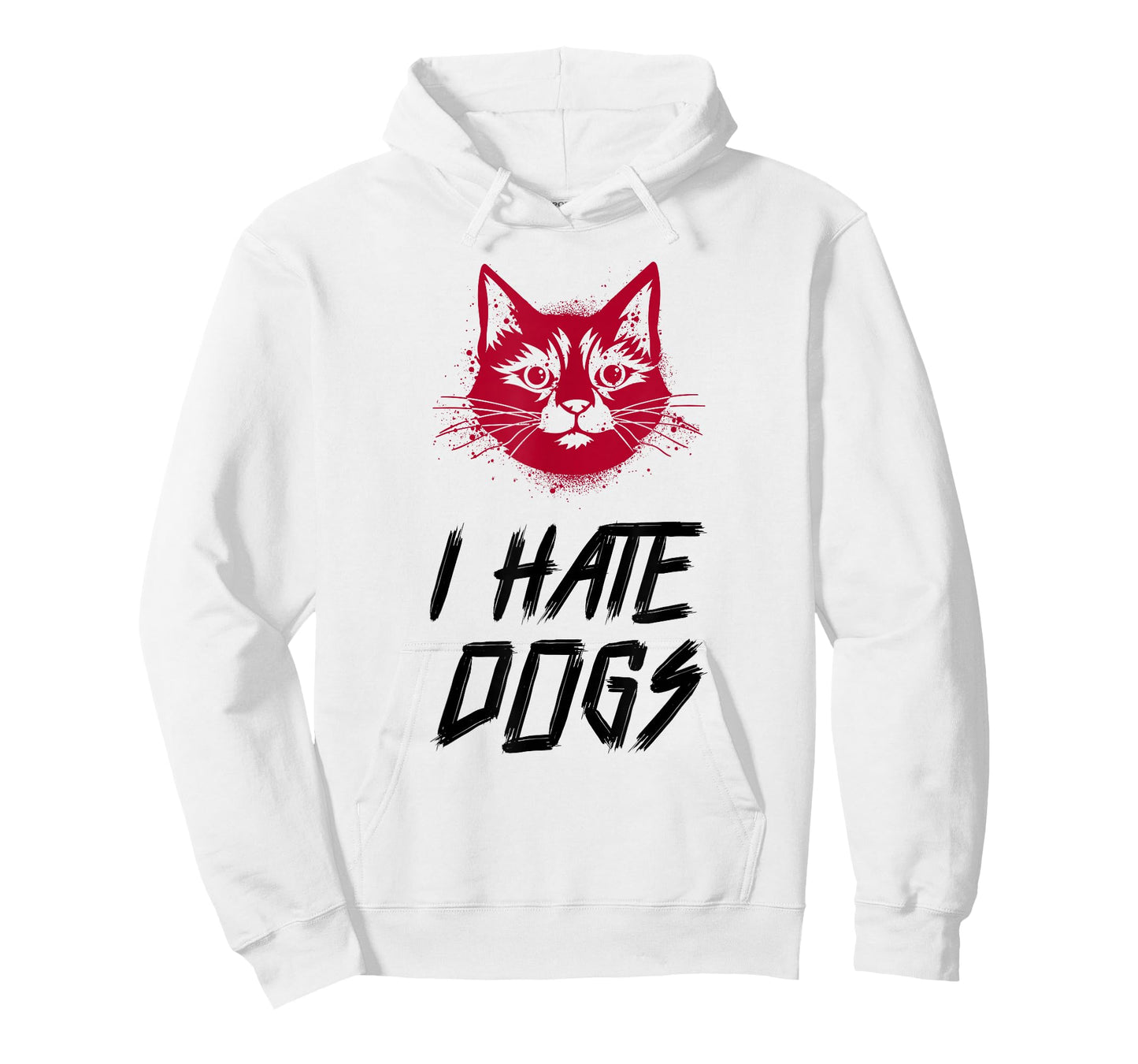 I Hate Dogs (Funny Cat Graphic) T-Shirt