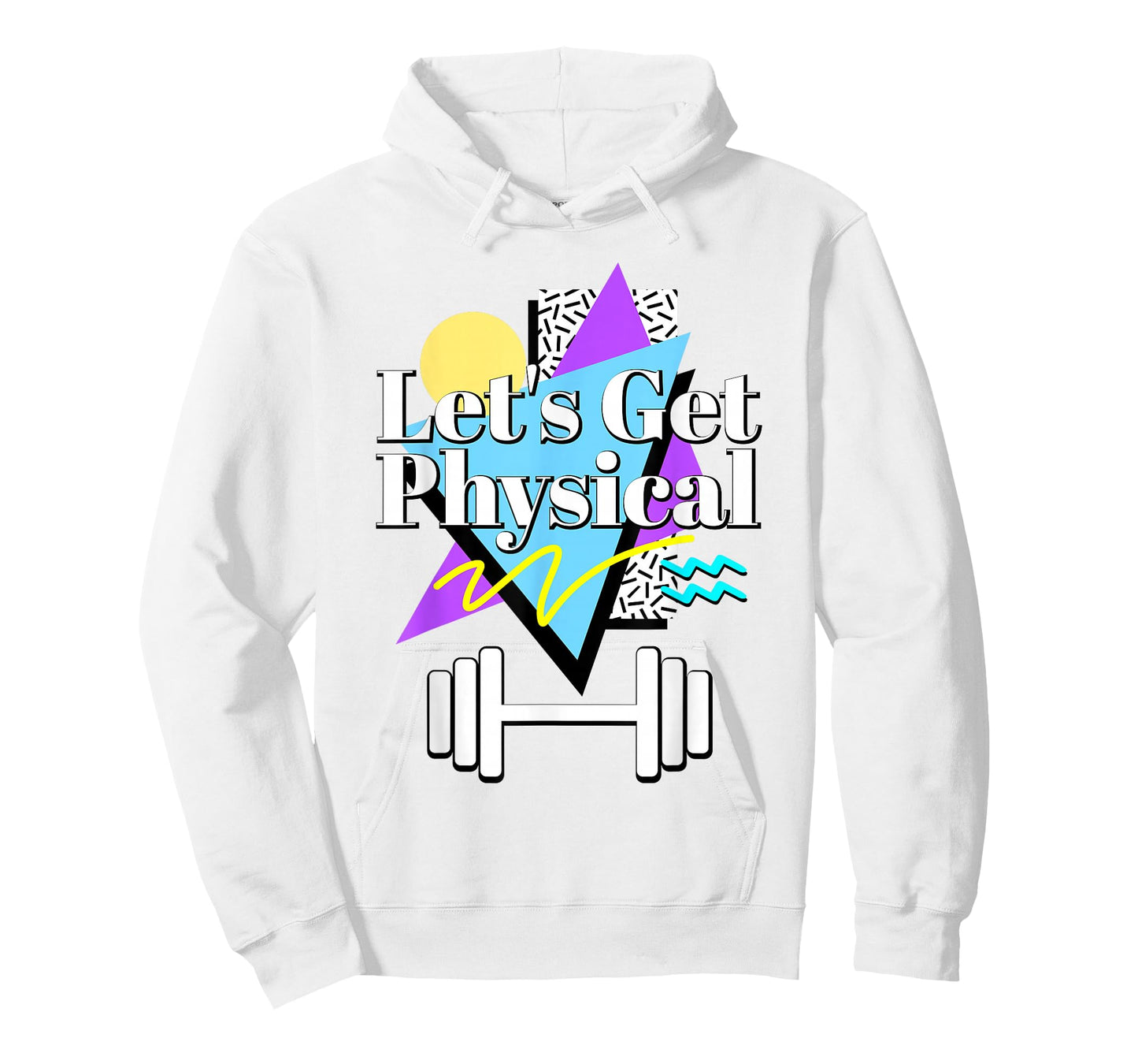 Let’s Get Physical 80's 90s Retro Style Workout Gym Fitness T-Shirt