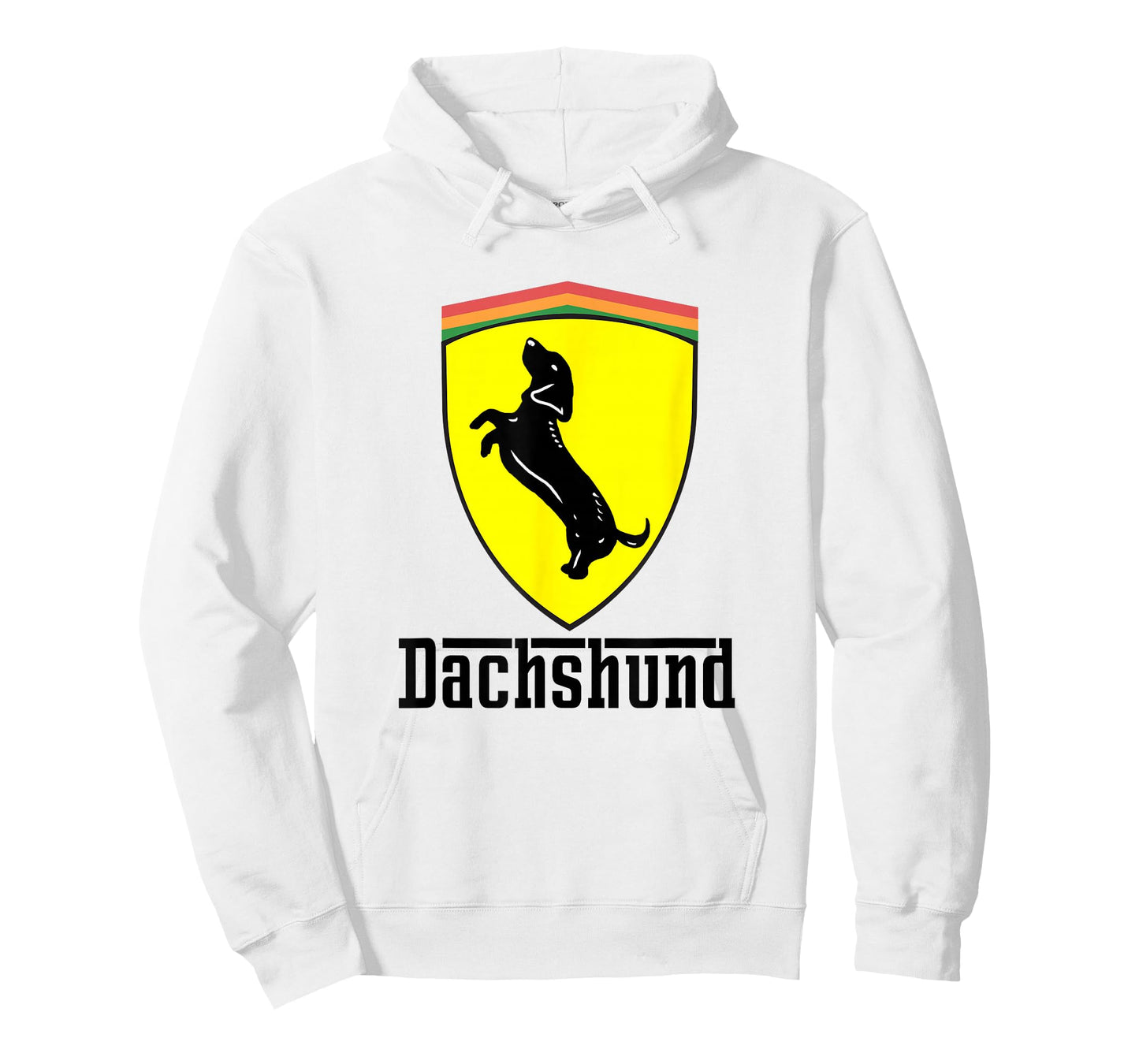 Dachshund Racing Yellow Logo T-Shirt