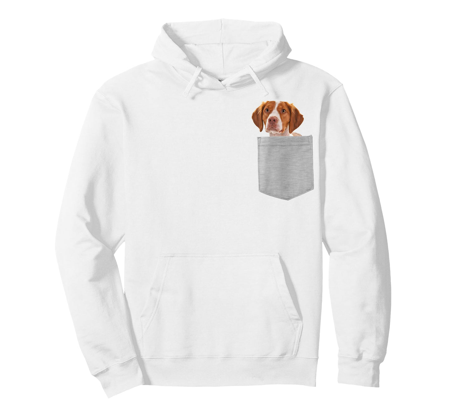 Dog in Your Pocket Brittany Men Women Girls Kids T-Shirt