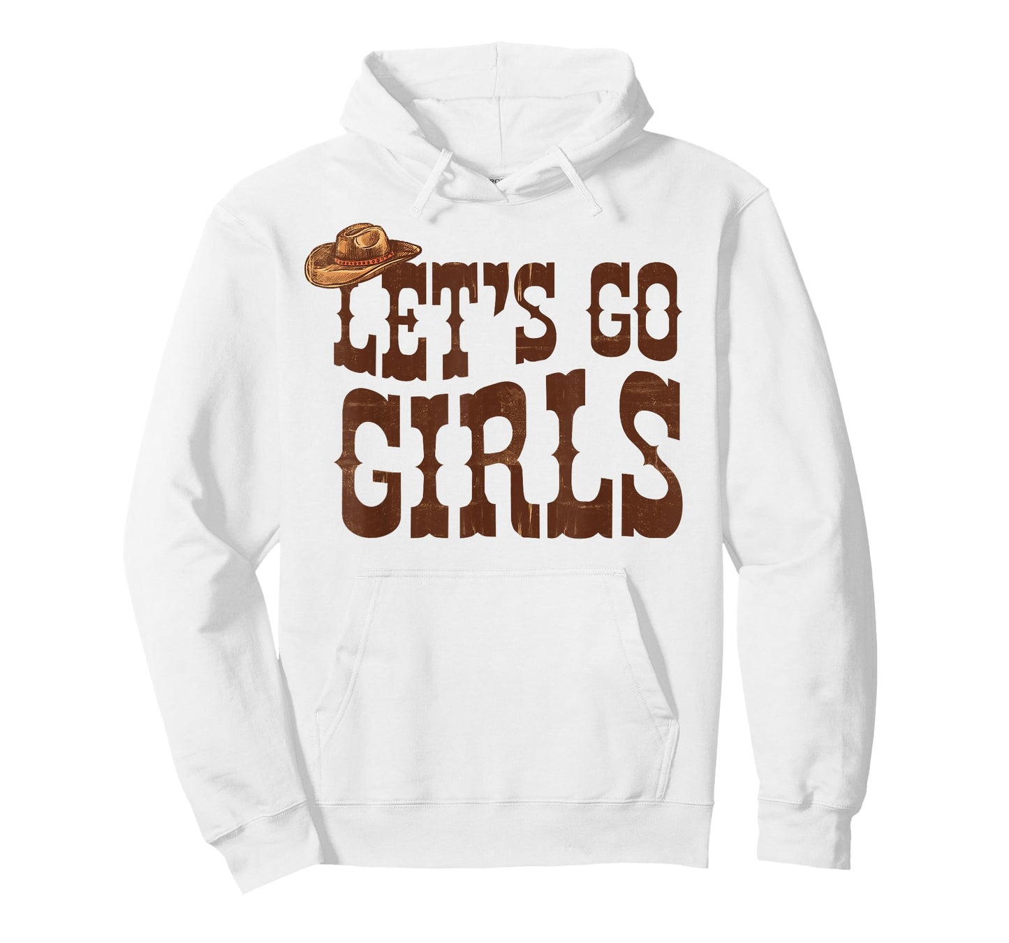 Let's Go Girls Cowgirl Hat Team Bride Bach Bachelorette T-Shirt