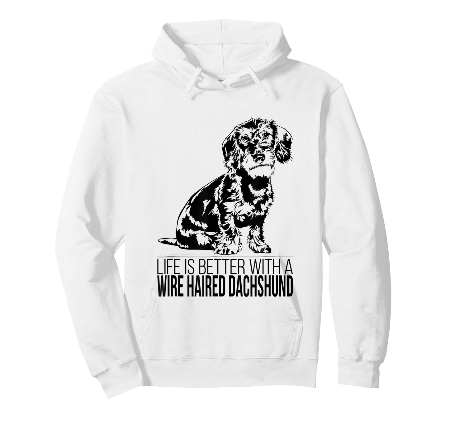 Life is better Wire Haired Dachshund dog saying dog T-Shirt for Men Women
