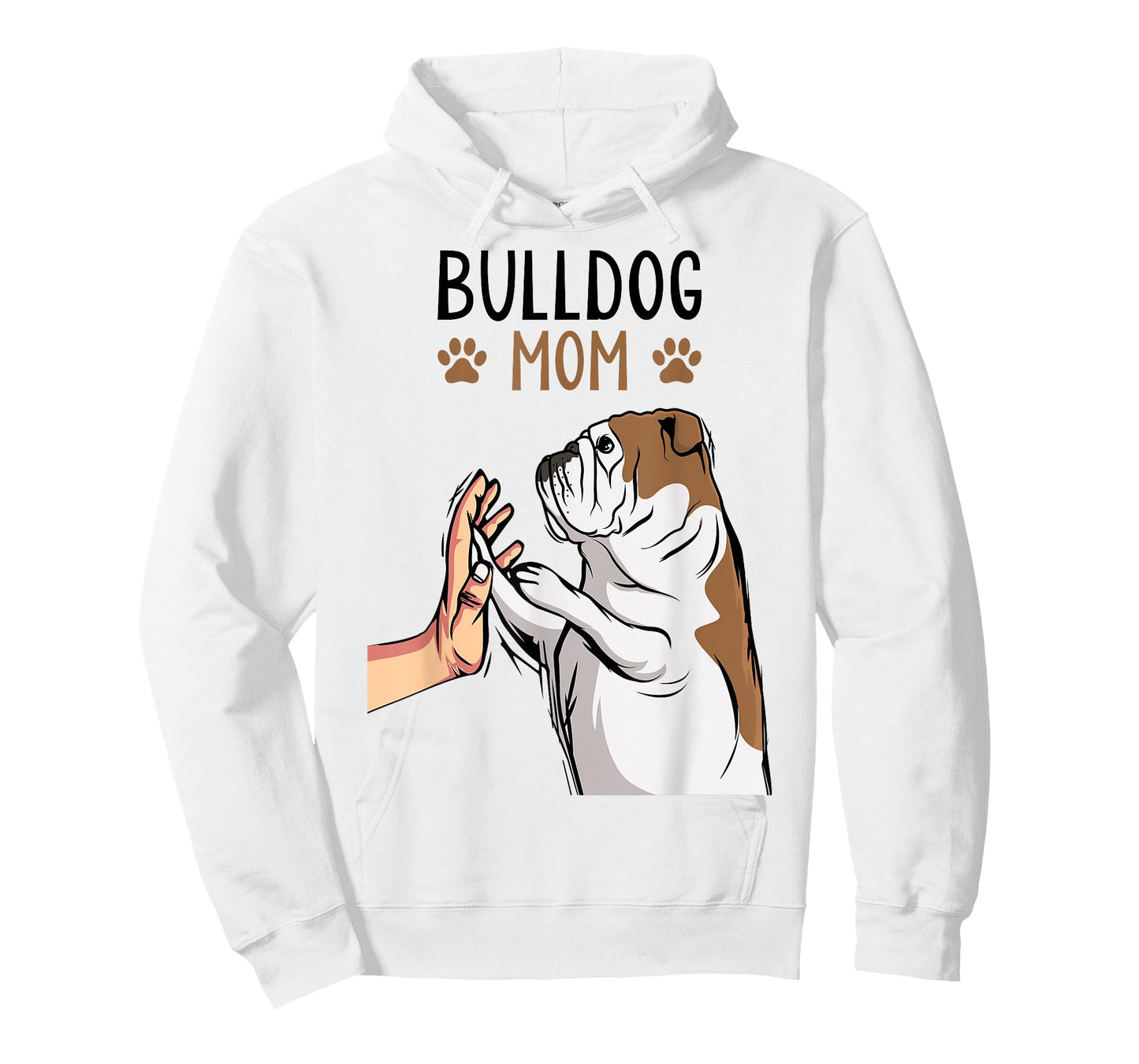 English Bulldog Mom Bully Dog Mama Funny Women T-Shirt
